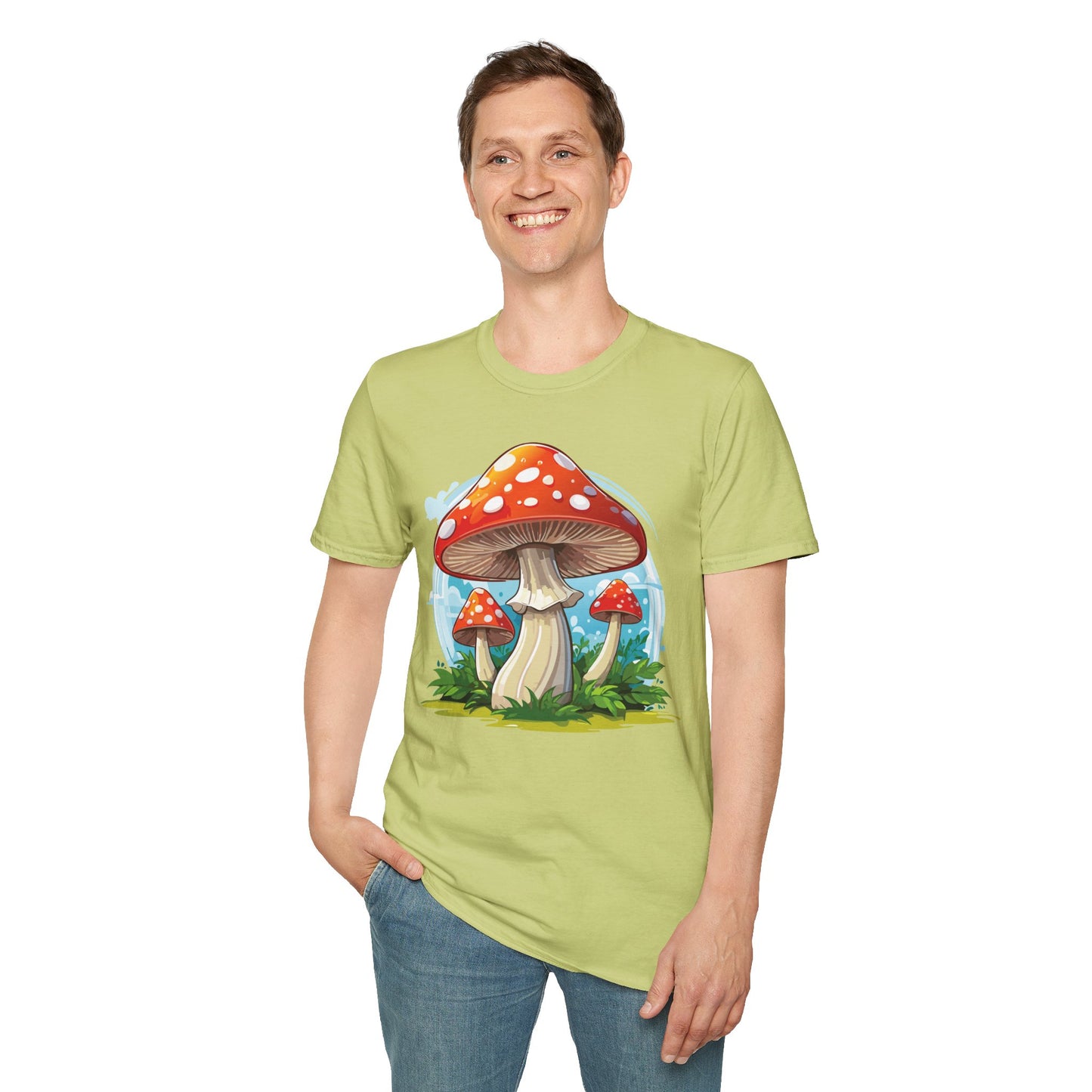 Mashroom Tee Shirt, Mashroom Shirt, Shirt with Funny Mashroom, Shirt with Fungus