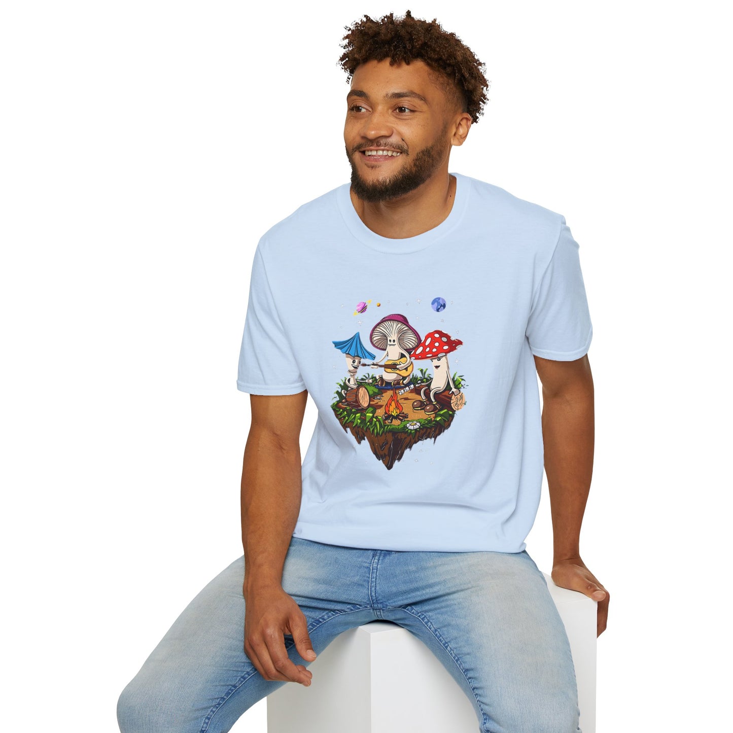 Mashroom Tee Shirt, Mashroom Shirt, Shirt with Funny Mashroom, Shirt with Fungus