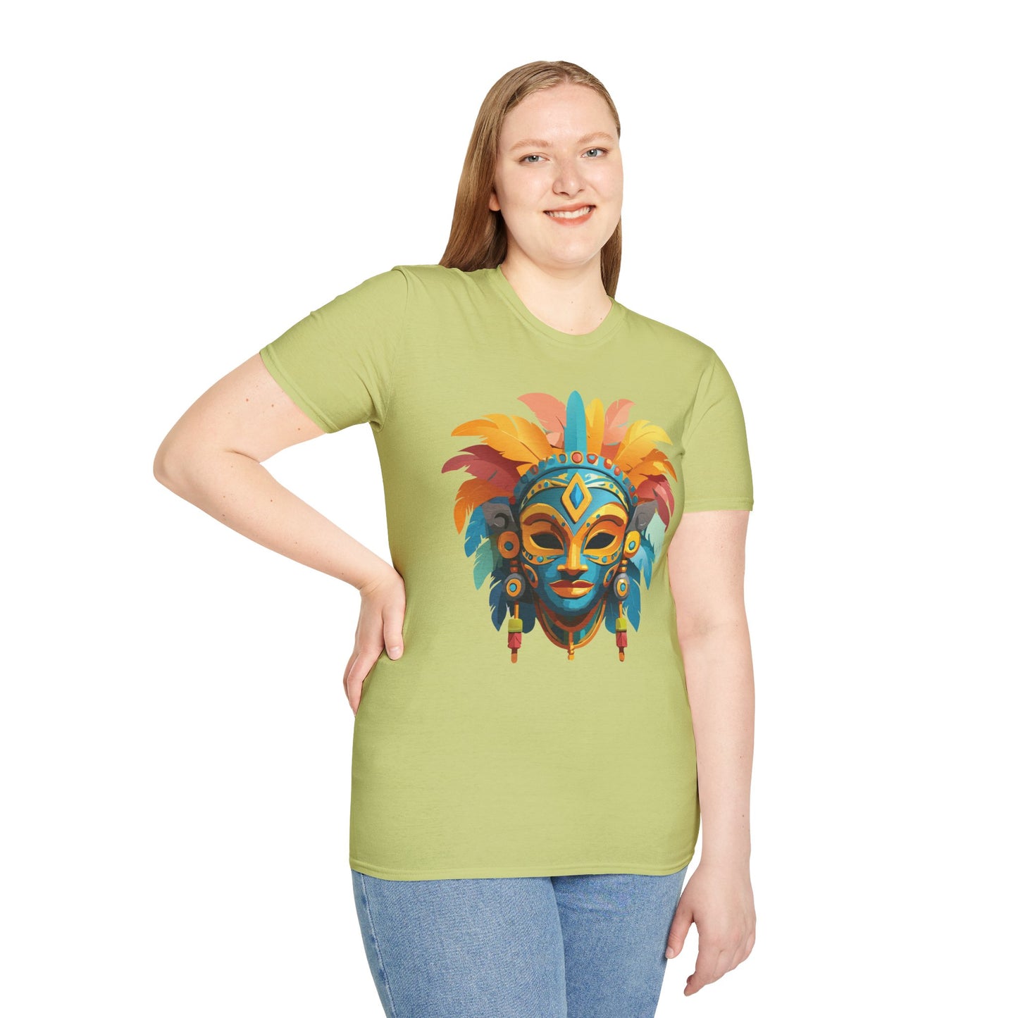 Mask Tee Shirt, Mask Shirt, Shirt with Mask, Masquerade Tees