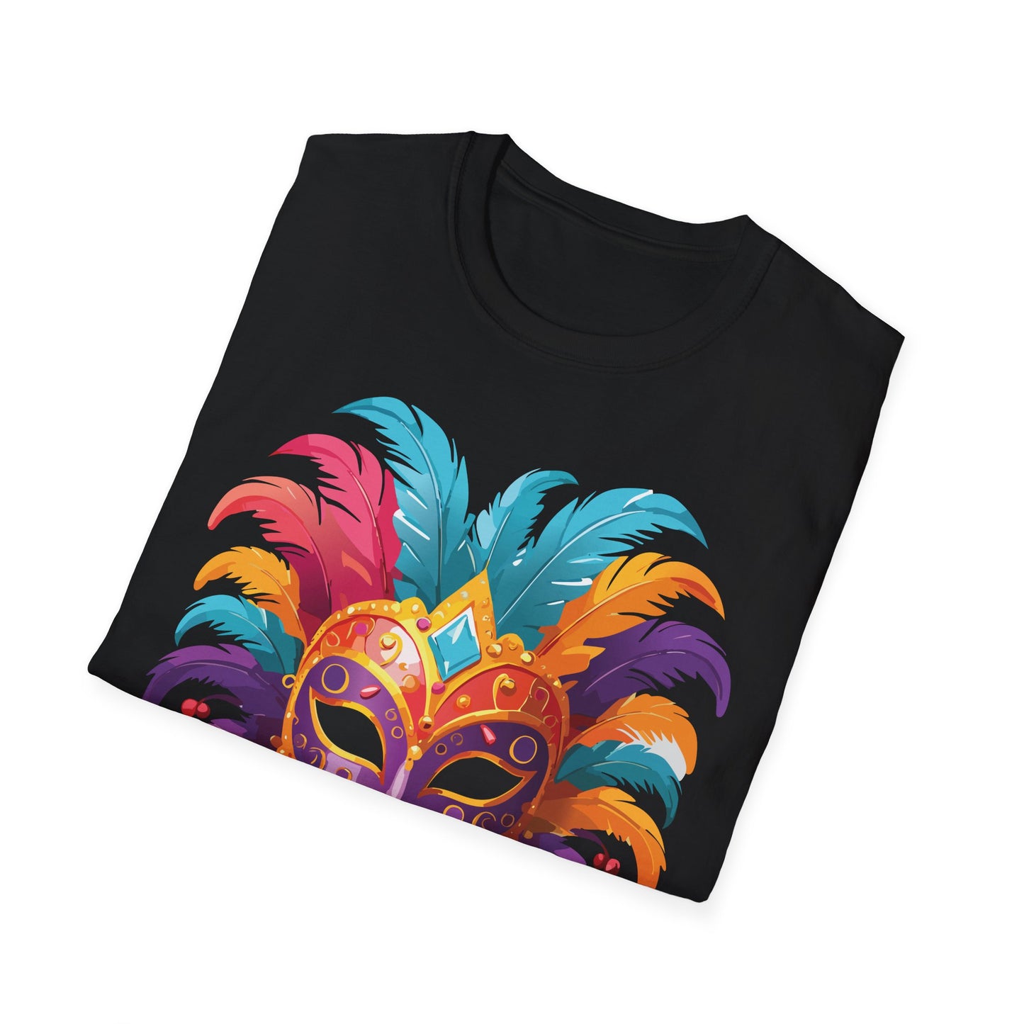 Mask Tee Shirt, Mask Shirt, Shirt with Mask, Masquerade Tees
