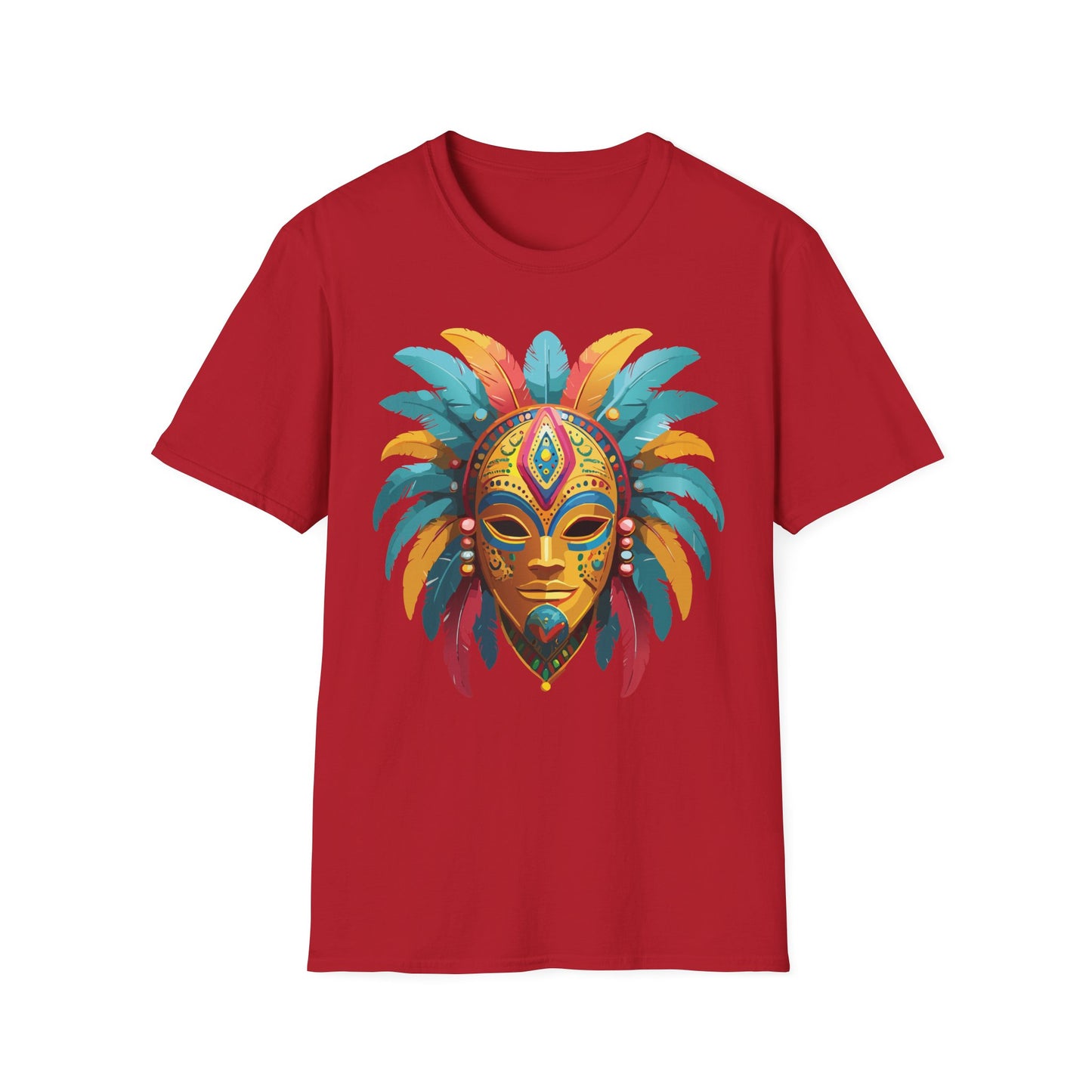 Mask Tee Shirt, Mask Shirt, Shirt with Mask, Masquerade Tees