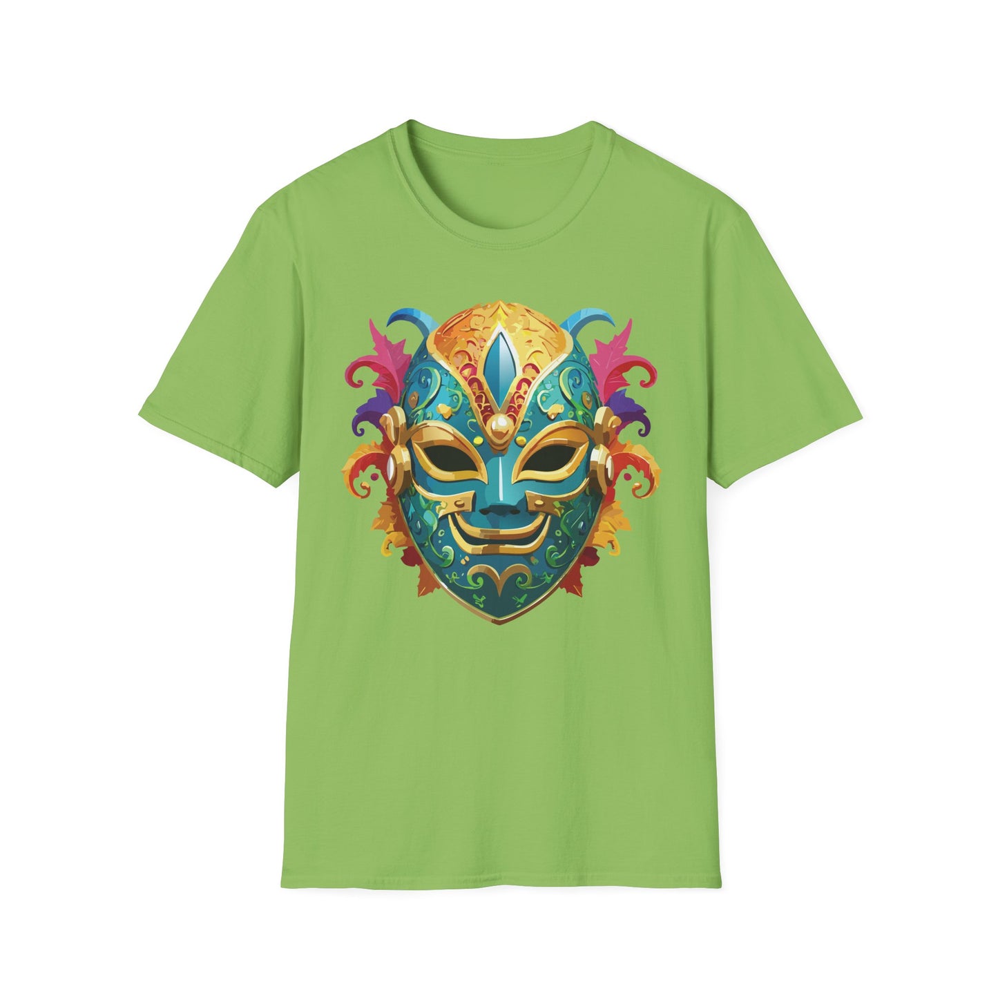 Mask Tee Shirt, Mask Shirt, Shirt with Mask, Masquerade Tees