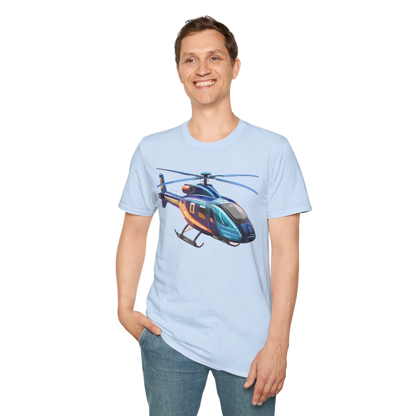 Chopper Shirt, Helicopter Shirt, Shirt with Helicopter, T Shirt with Chopper