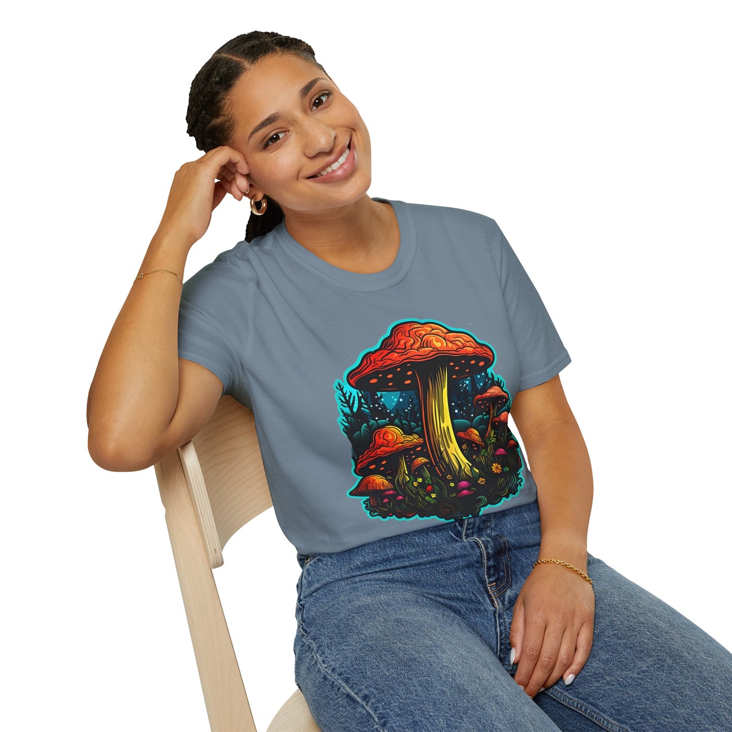 Mashroom Tee Shirt, Mashroom Shirt, Shirt with Funny Mashroom, Shirt with Fungus