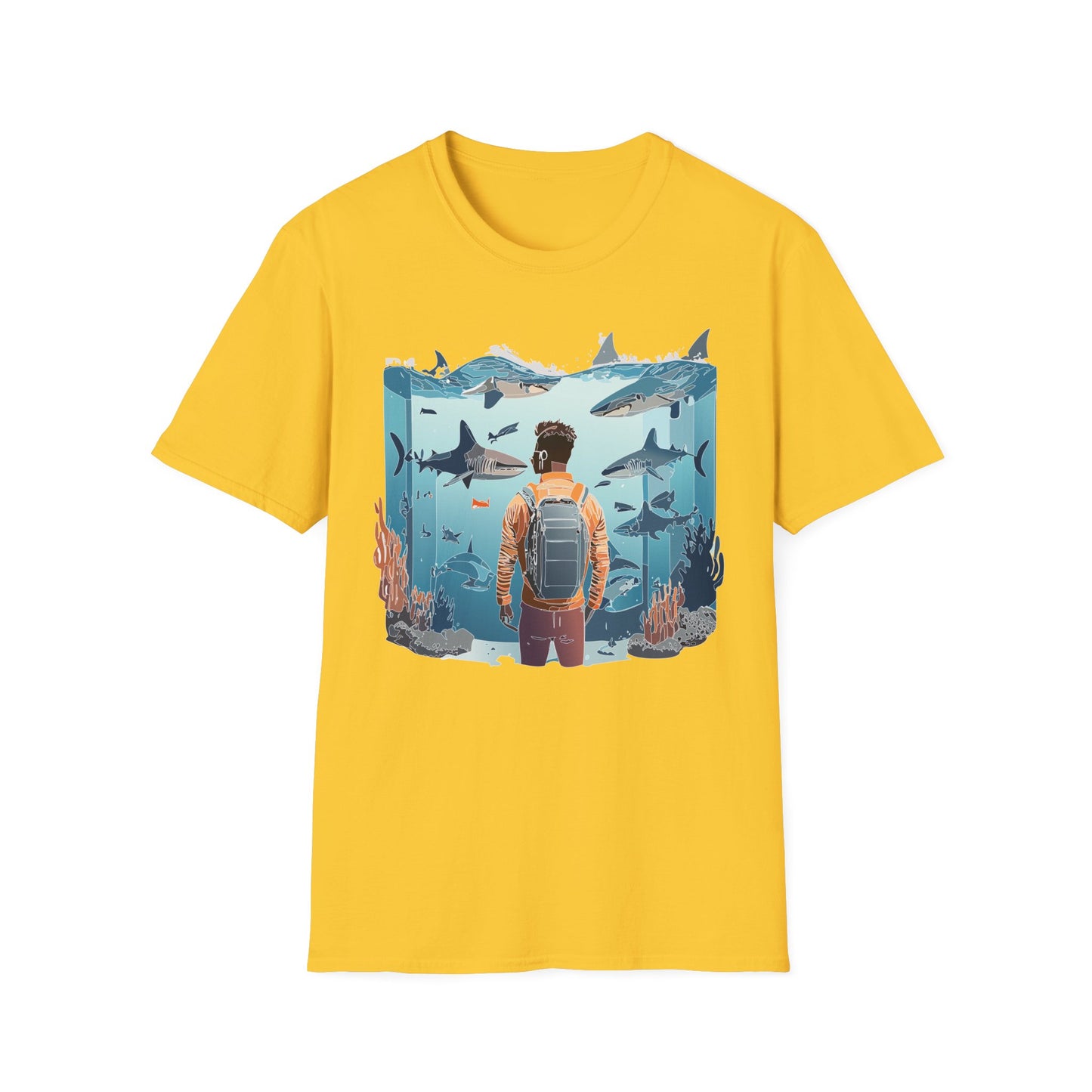 Ocean Tee Shirt, Ocean Shirt, Shirt with Ocean, U boat Tees, Shirt with U-Boat