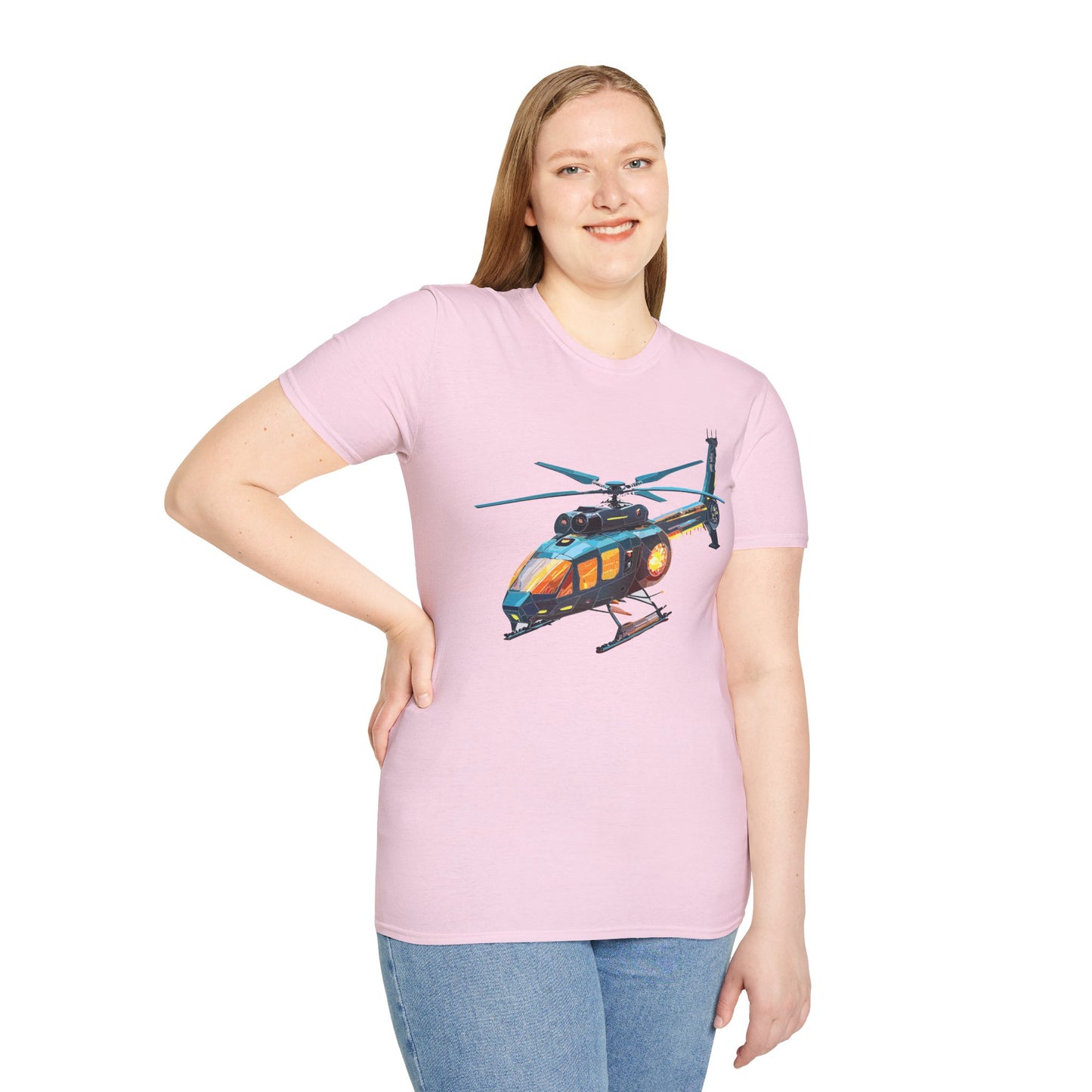 Chopper Shirt, Helicopter Shirt, Shirt with Helicopter, T Shirt with Chopper