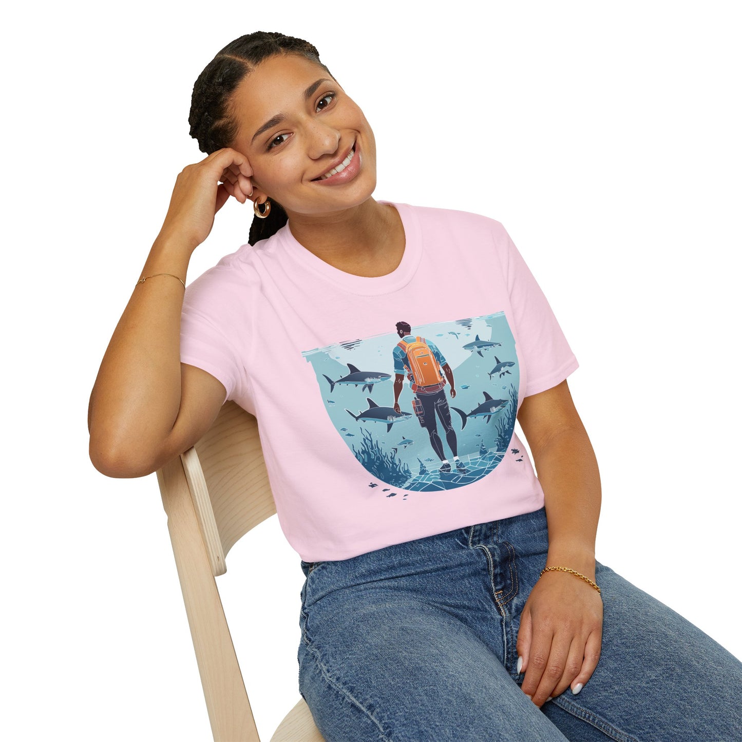 Ocean Tee Shirt, Ocean Shirt, Shirt with Ocean, U boat Tees, Shirt with U-Boat