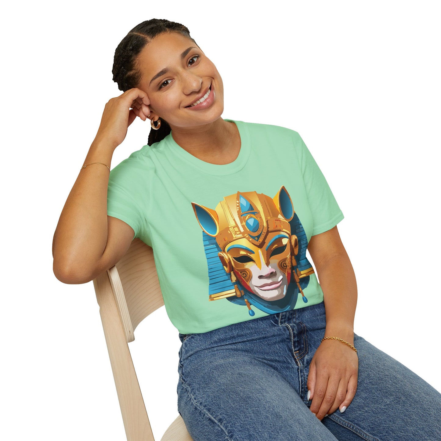 Mask Tee Shirt, Mask Shirt, Shirt with Mask, Masquerade Tees
