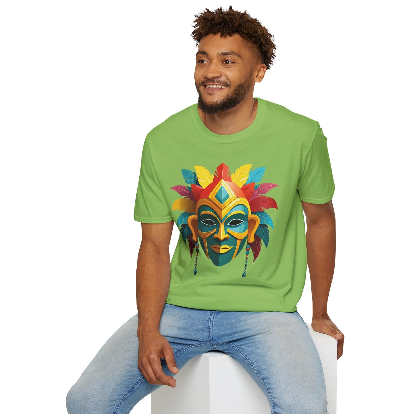 Mask Tee Shirt, Mask Shirt, Shirt with Mask, Masquerade Tees