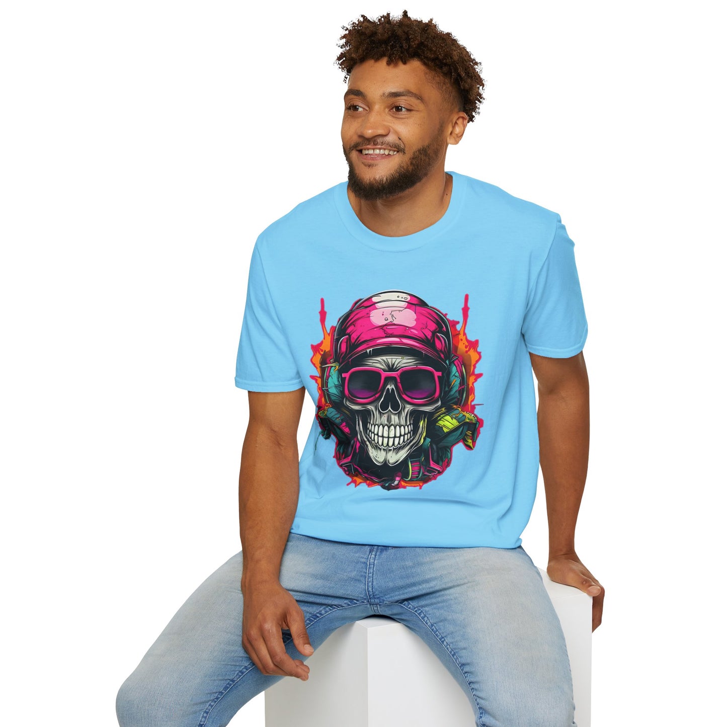 Skull Tee Shirt, Skeleton Shirt, Shirt with Skull, Shirt with Skeleton