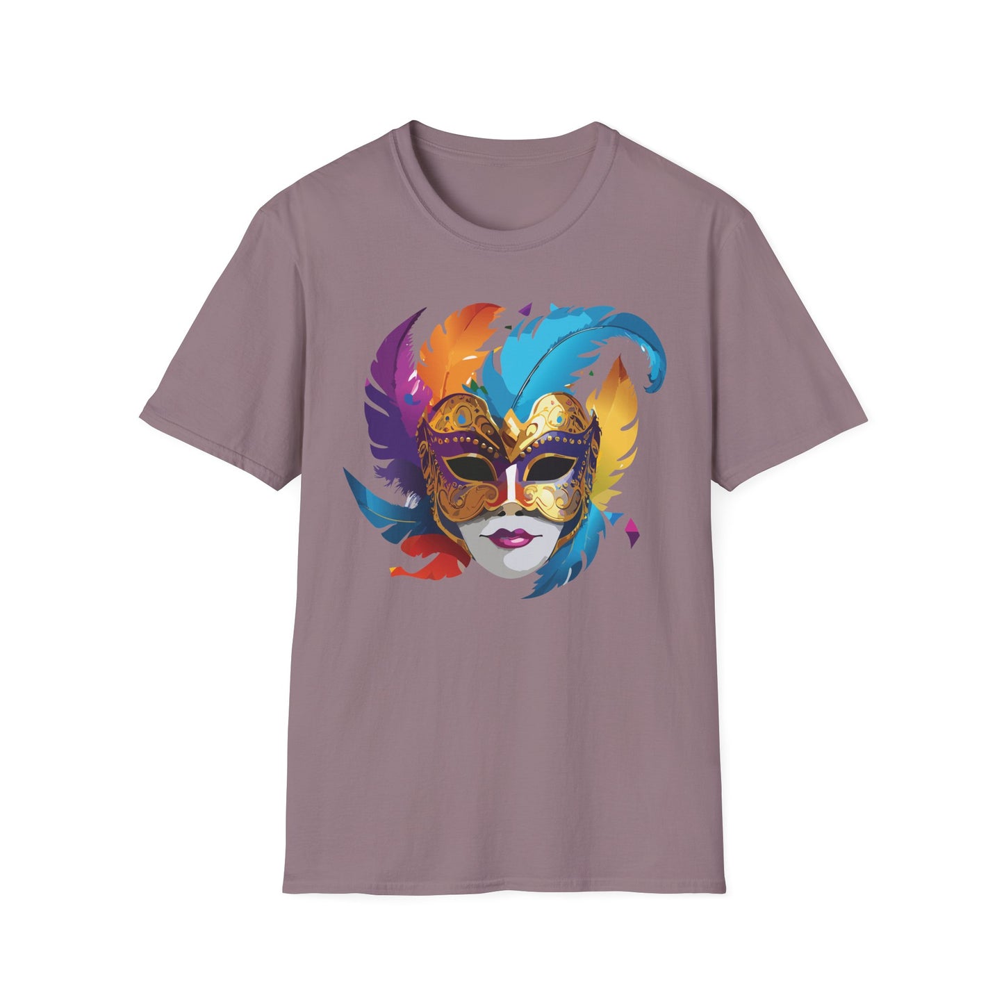 Mask Tee Shirt, Mask Shirt, Shirt with Mask, Masquerade Tees