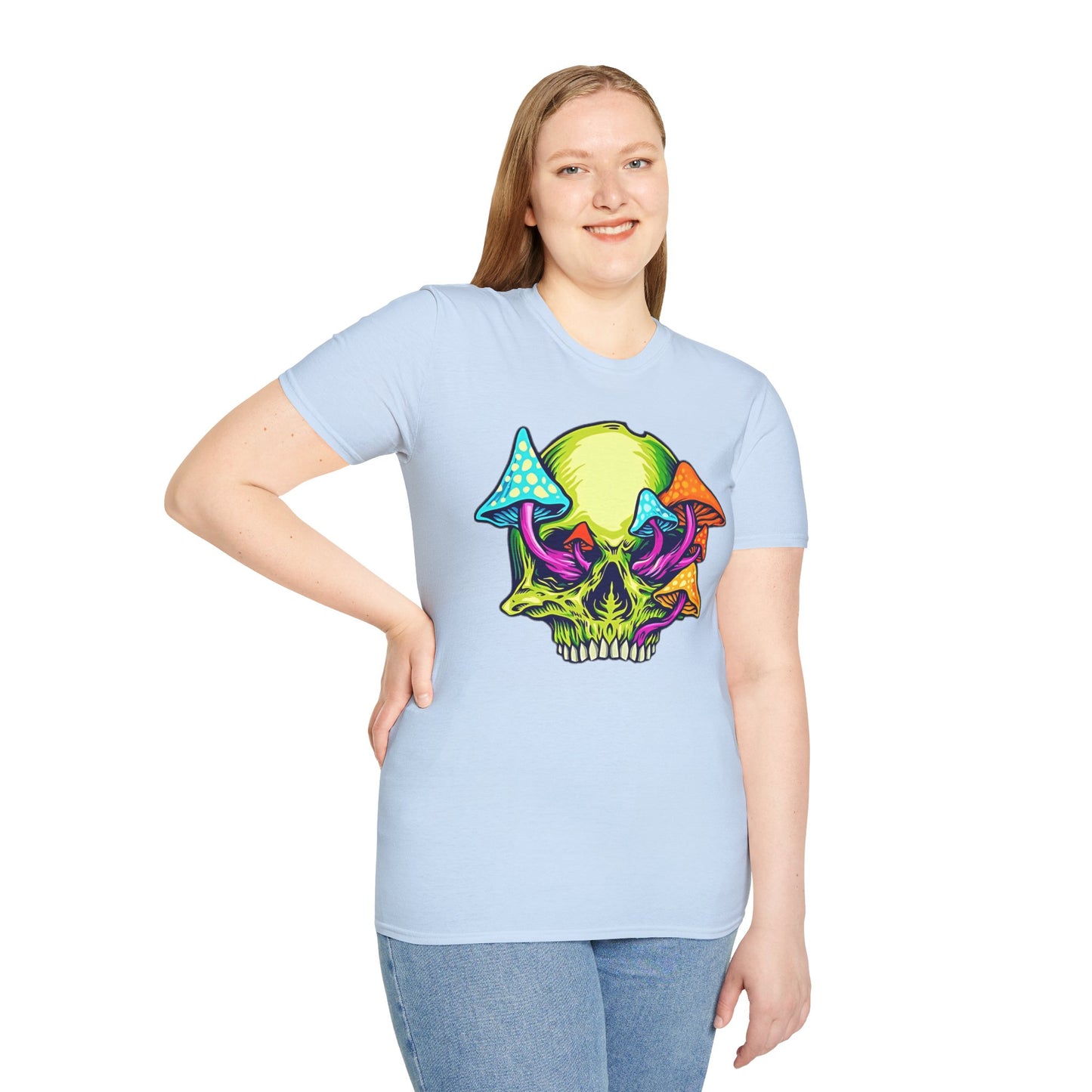 Skull Tee Shirt, Skeleton Shirt, Shirt with Skull, Shirt with Skeleton