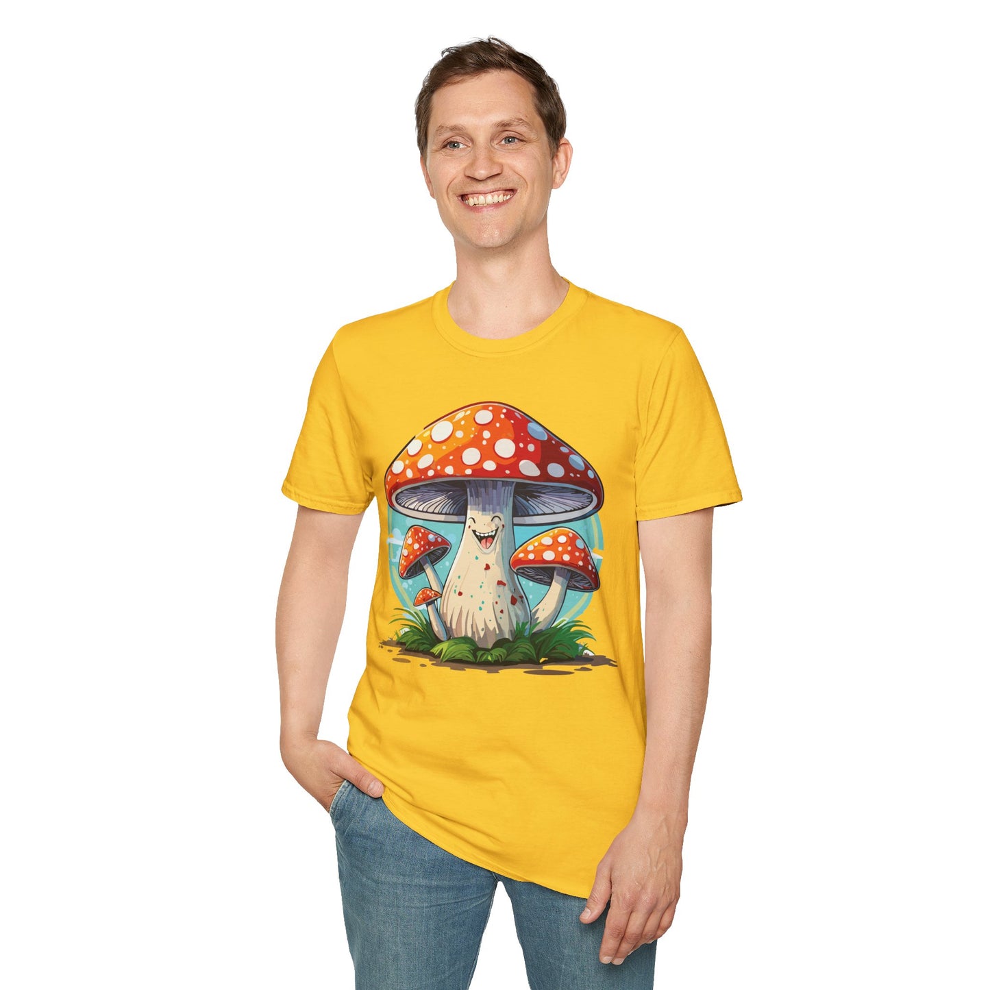 Mashroom Tee Shirt, Mashroom Shirt, Shirt with Funny Mashroom, Shirt with Fungus