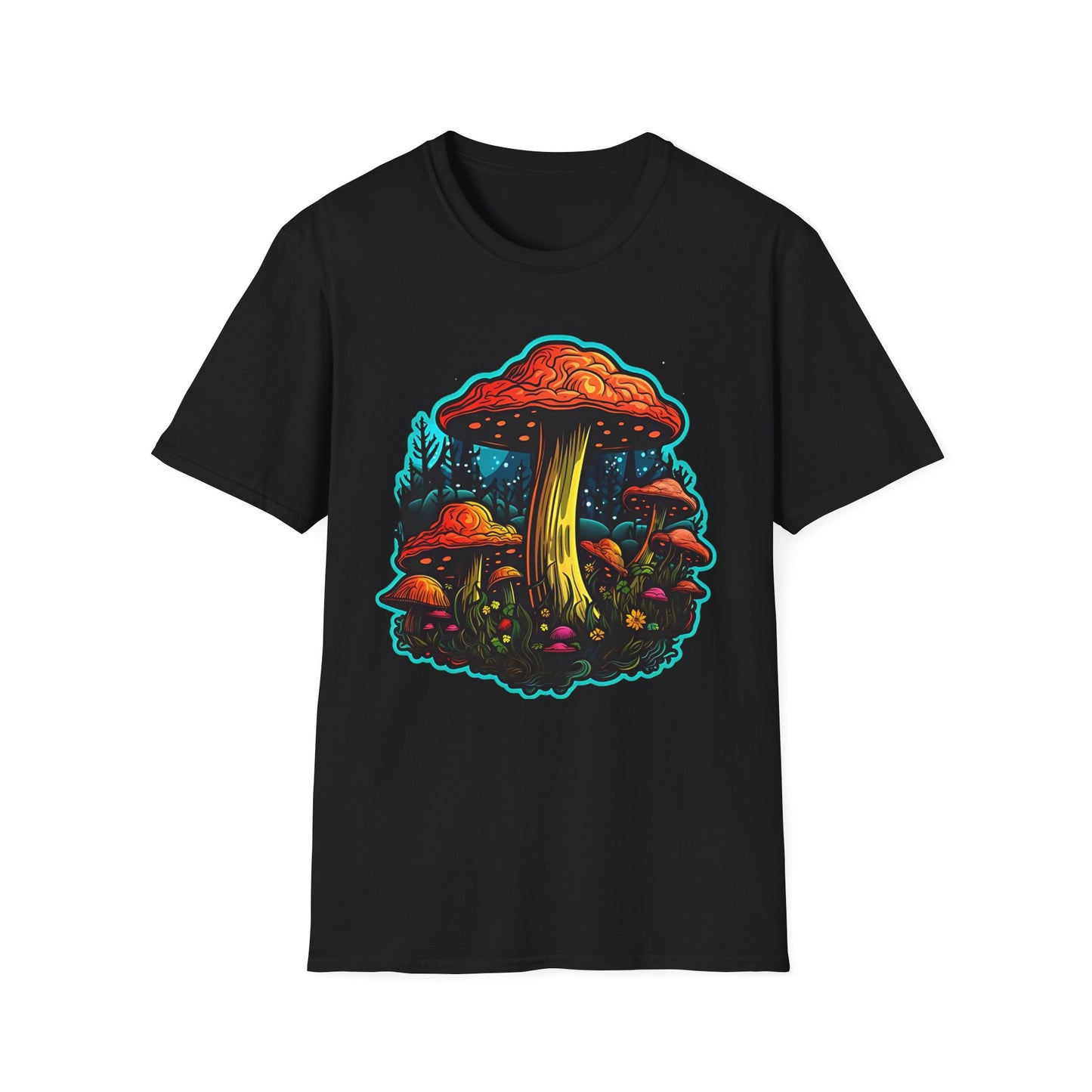 Mashroom Tee Shirt, Mashroom Shirt, Shirt with Funny Mashroom, Shirt with Fungus