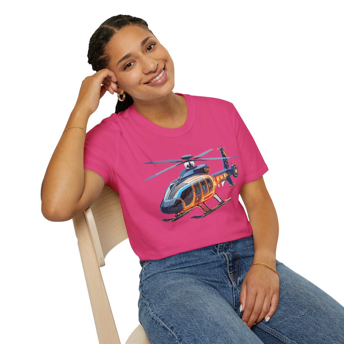 Chopper Shirt, Helicopter Shirt, Shirt with Helicopter, T Shirt with Chopper
