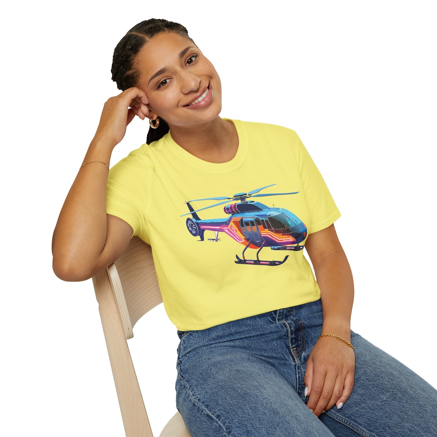 Chopper Shirt, Helicopter Shirt, Shirt with Helicopter, T Shirt with Chopper