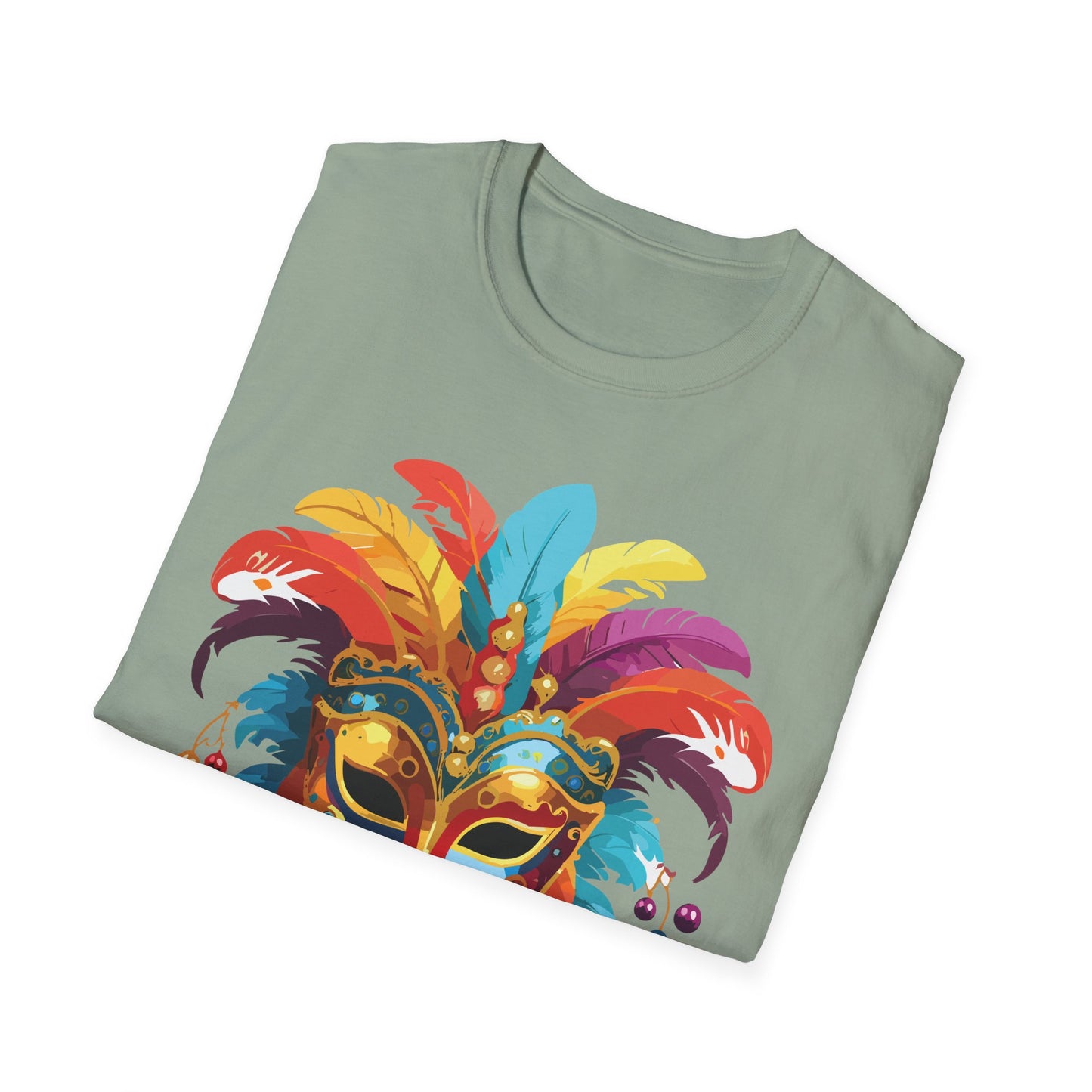 Mask Tee Shirt, Mask Shirt, Shirt with Mask, Masquerade Tees