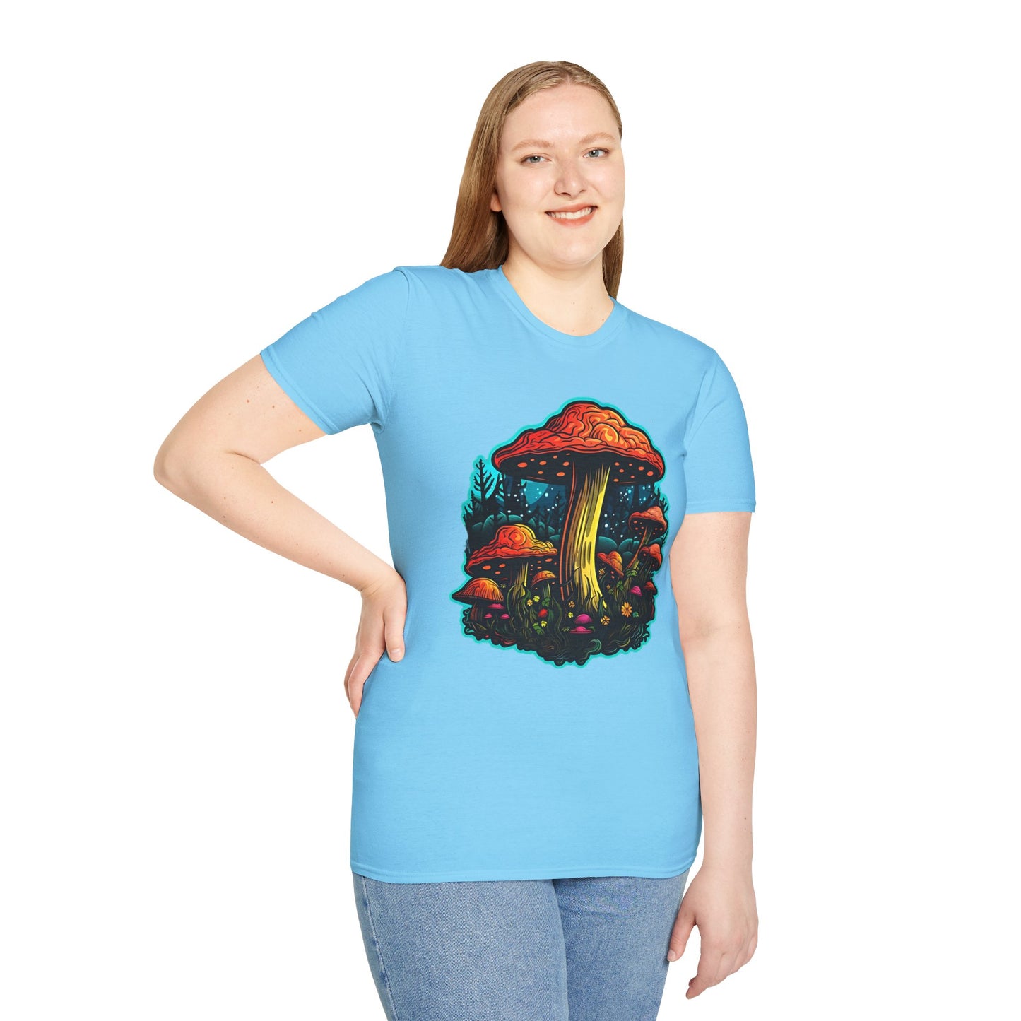 Mashroom Tee Shirt, Mashroom Shirt, Shirt with Funny Mashroom, Shirt with Fungus