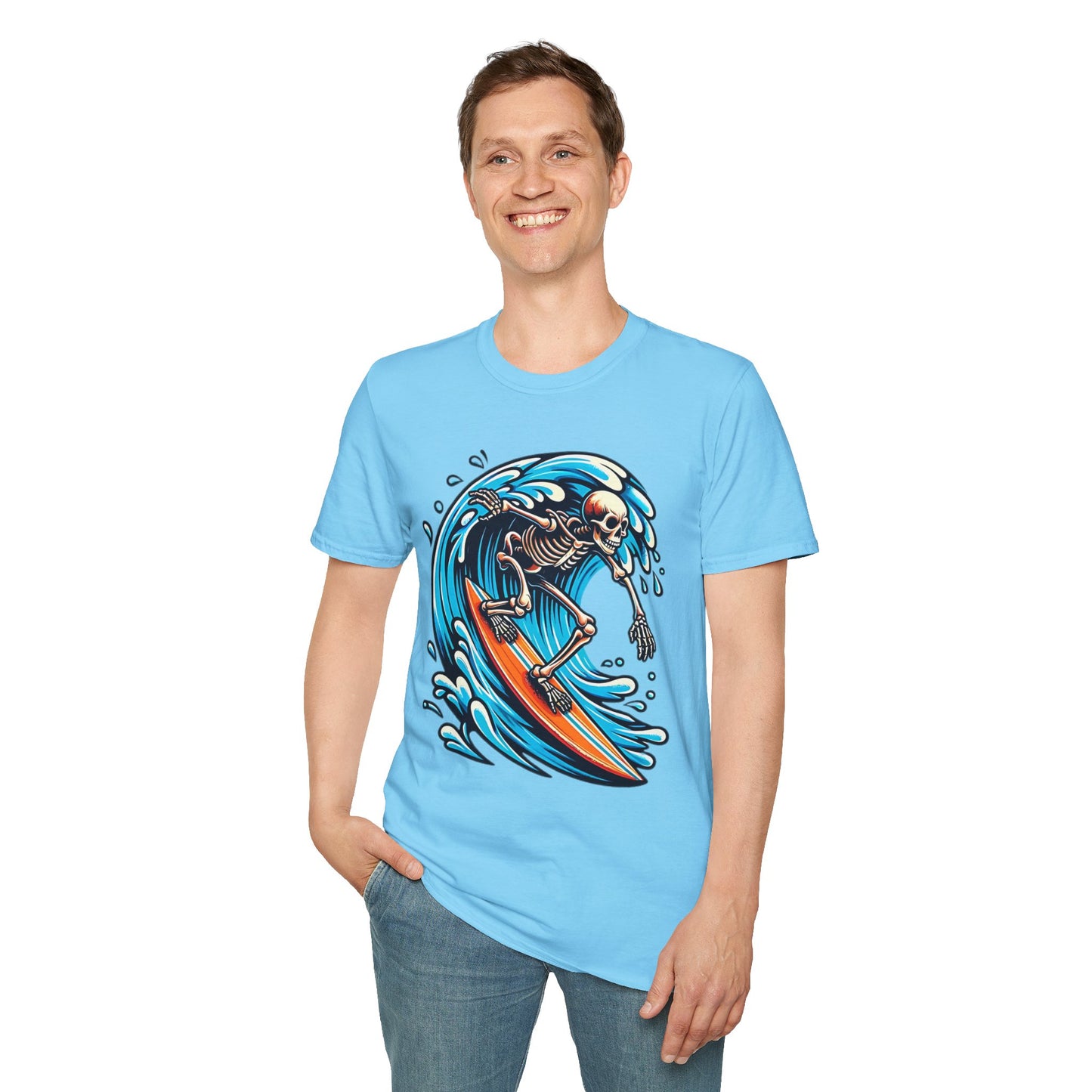 Skull Tee Shirt, Skeleton Shirt, Shirt with Skull, Shirt with Skeleton