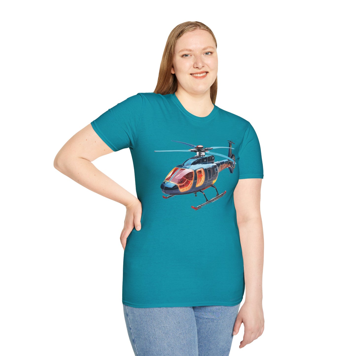 Chopper Shirt, Helicopter Shirt, Shirt with Helicopter, T Shirt with Chopper