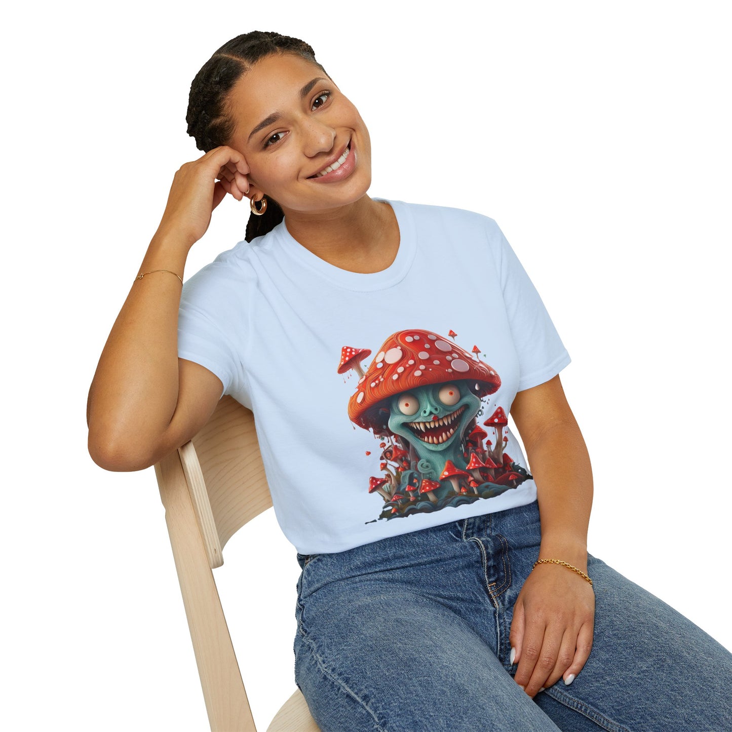 Mashroom Tee Shirt, Mashroom Shirt, Shirt with Funny Mashroom, Shirt with Fungus