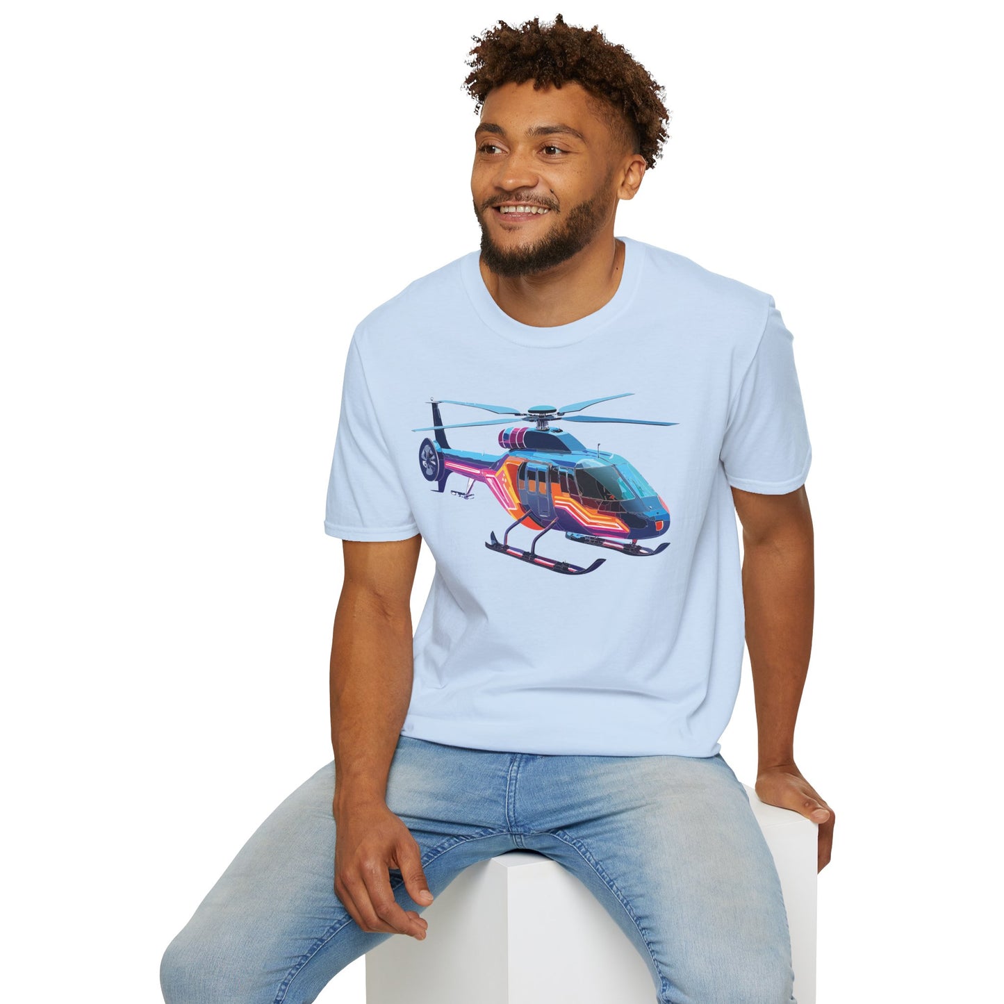 Chopper Shirt, Helicopter Shirt, Shirt with Helicopter, T Shirt with Chopper
