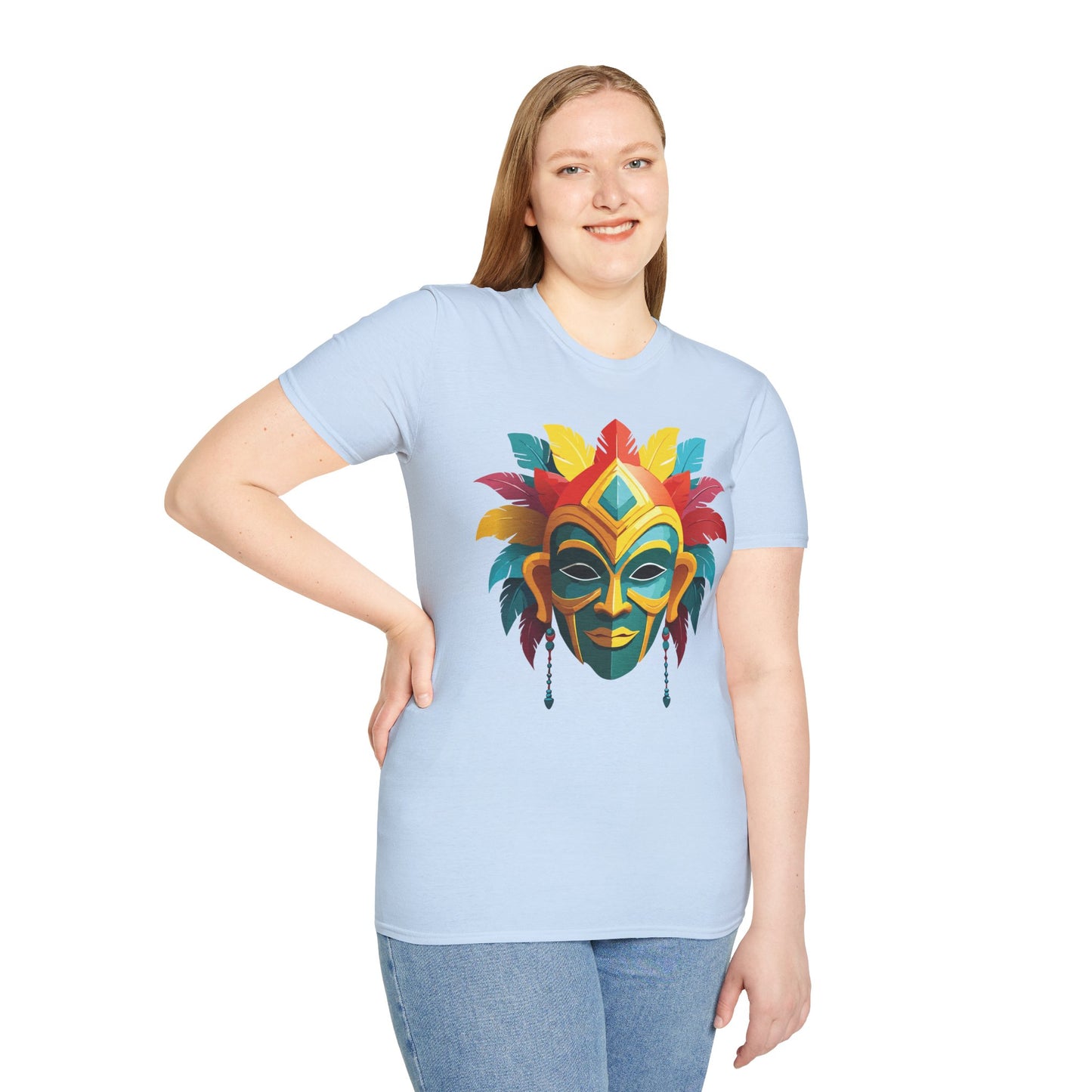 Mask Tee Shirt, Mask Shirt, Shirt with Mask, Masquerade Tees