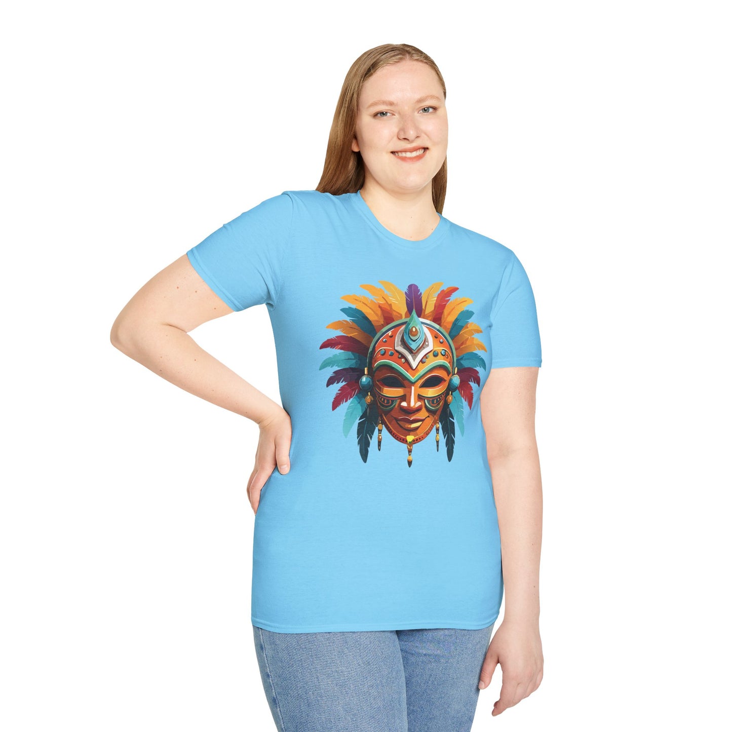 Mask Tee Shirt, Mask Shirt, Shirt with Mask, Masquerade Tees