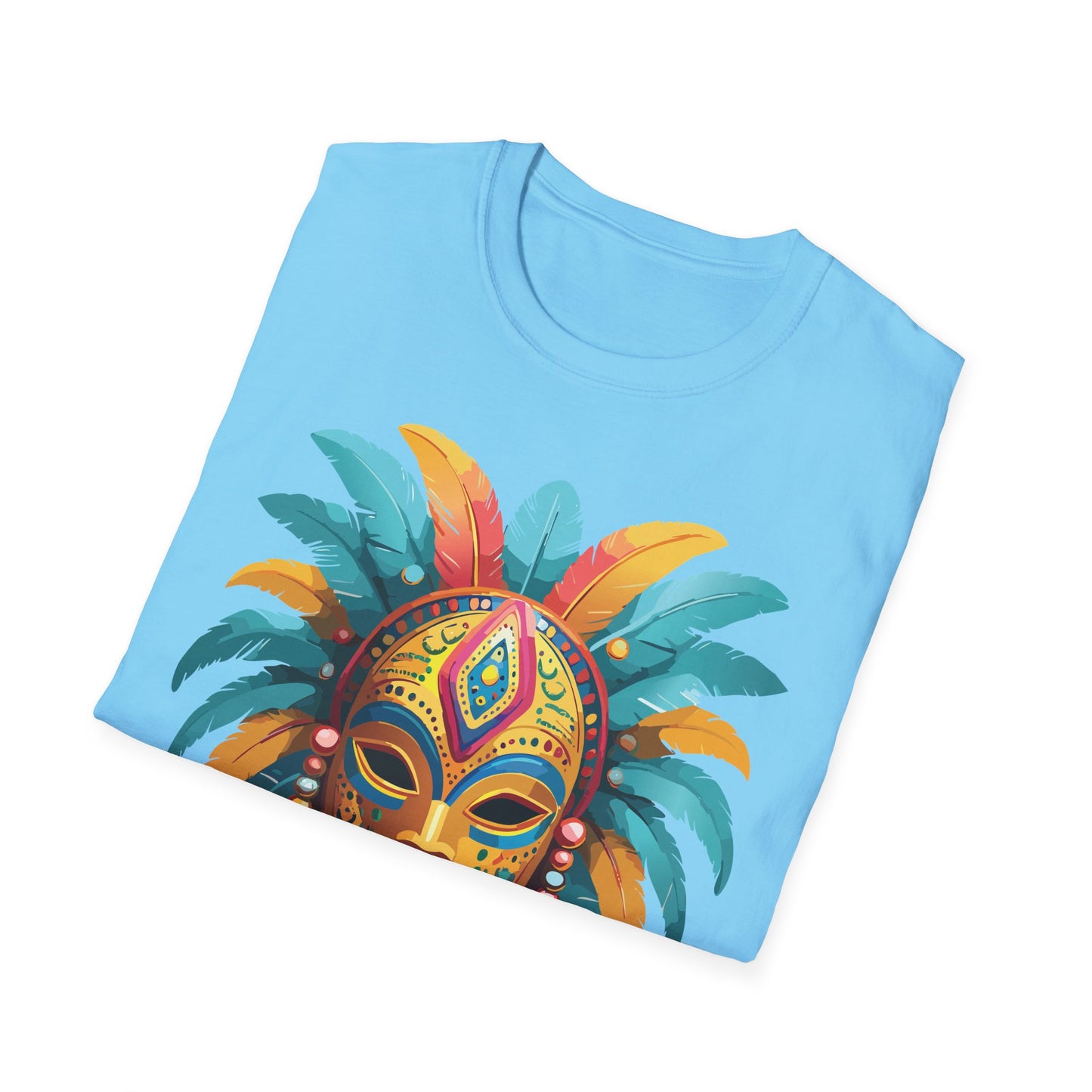 Mask Tee Shirt, Mask Shirt, Shirt with Mask, Masquerade Tees