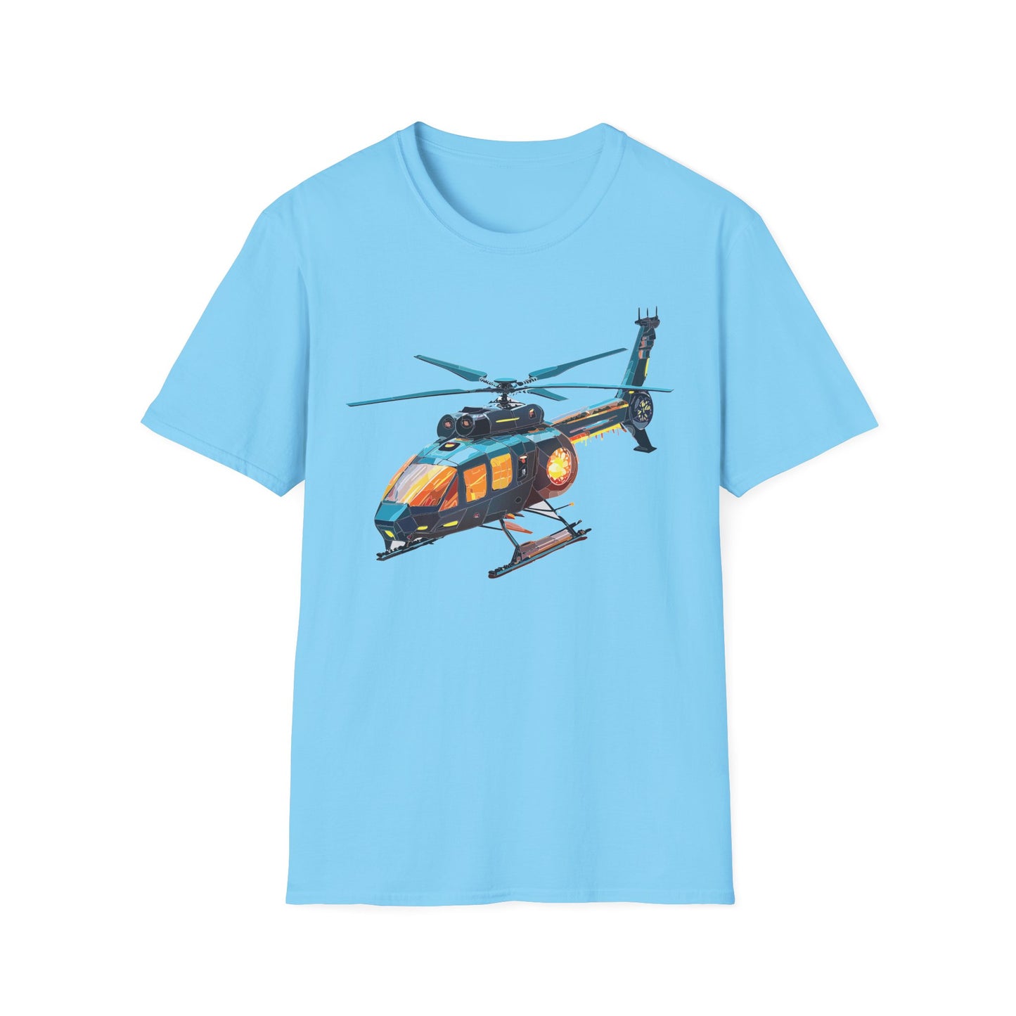 Chopper Shirt, Helicopter Shirt, Shirt with Helicopter, T Shirt with Chopper