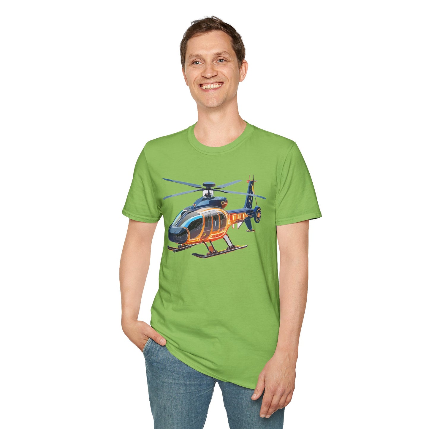 Chopper Shirt, Helicopter Shirt, Shirt with Helicopter, T Shirt with Chopper