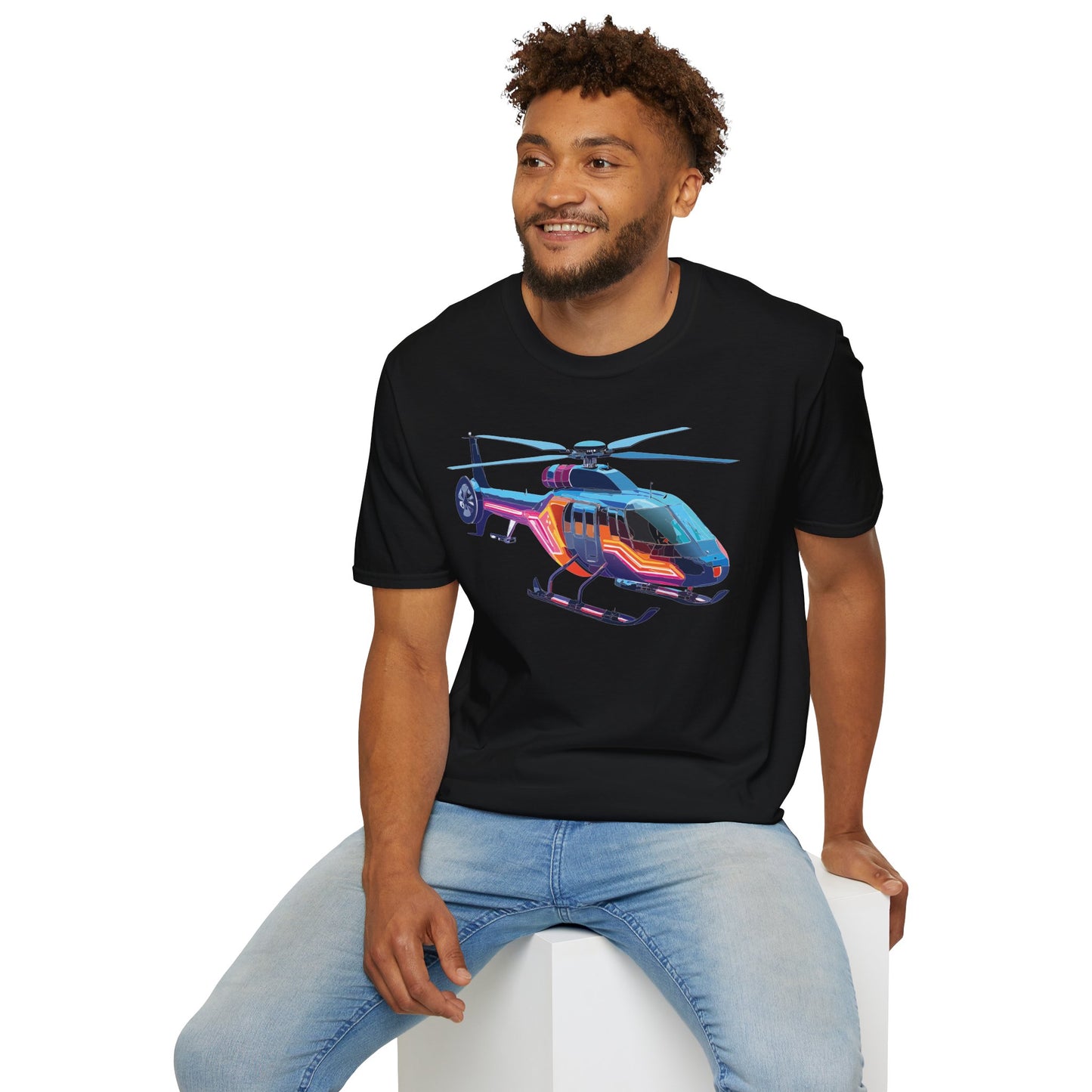 Chopper Shirt, Helicopter Shirt, Shirt with Helicopter, T Shirt with Chopper
