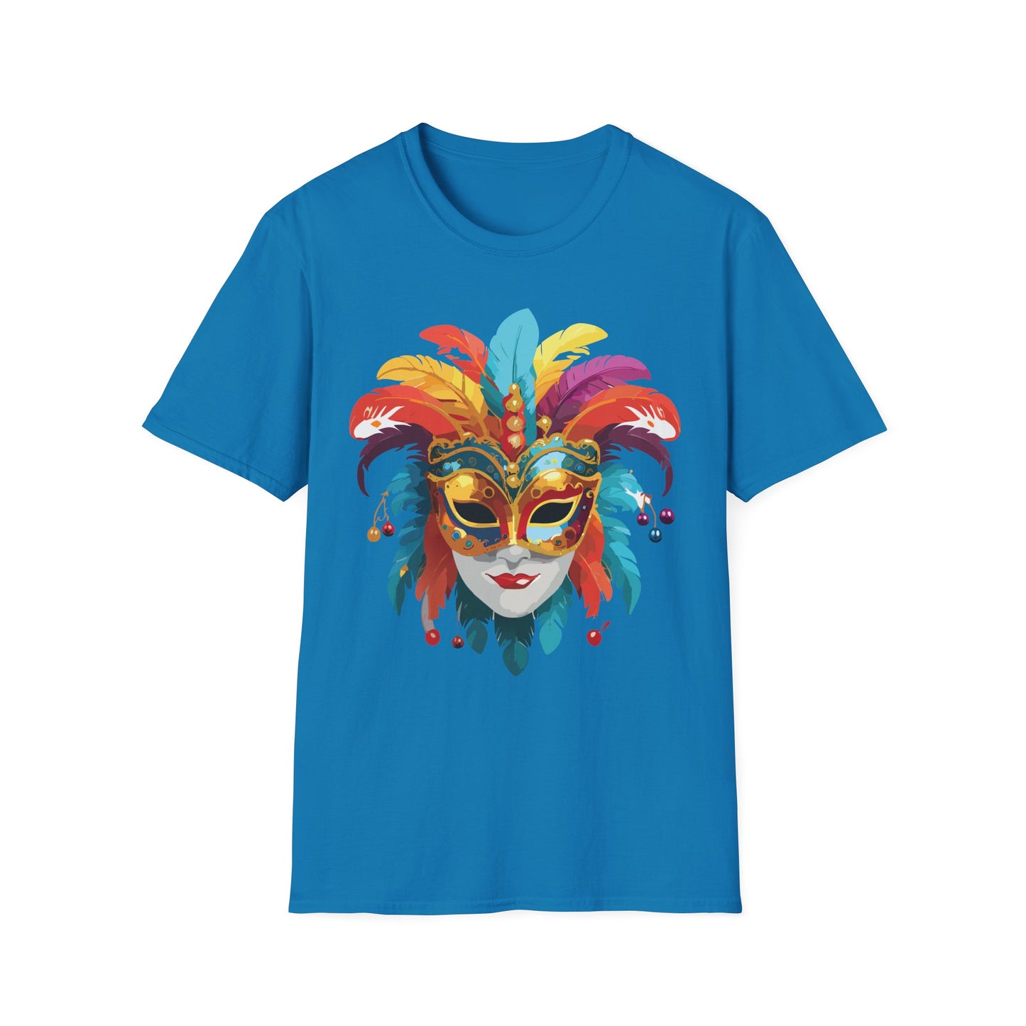 Mask Tee Shirt, Mask Shirt, Shirt with Mask, Masquerade Tees