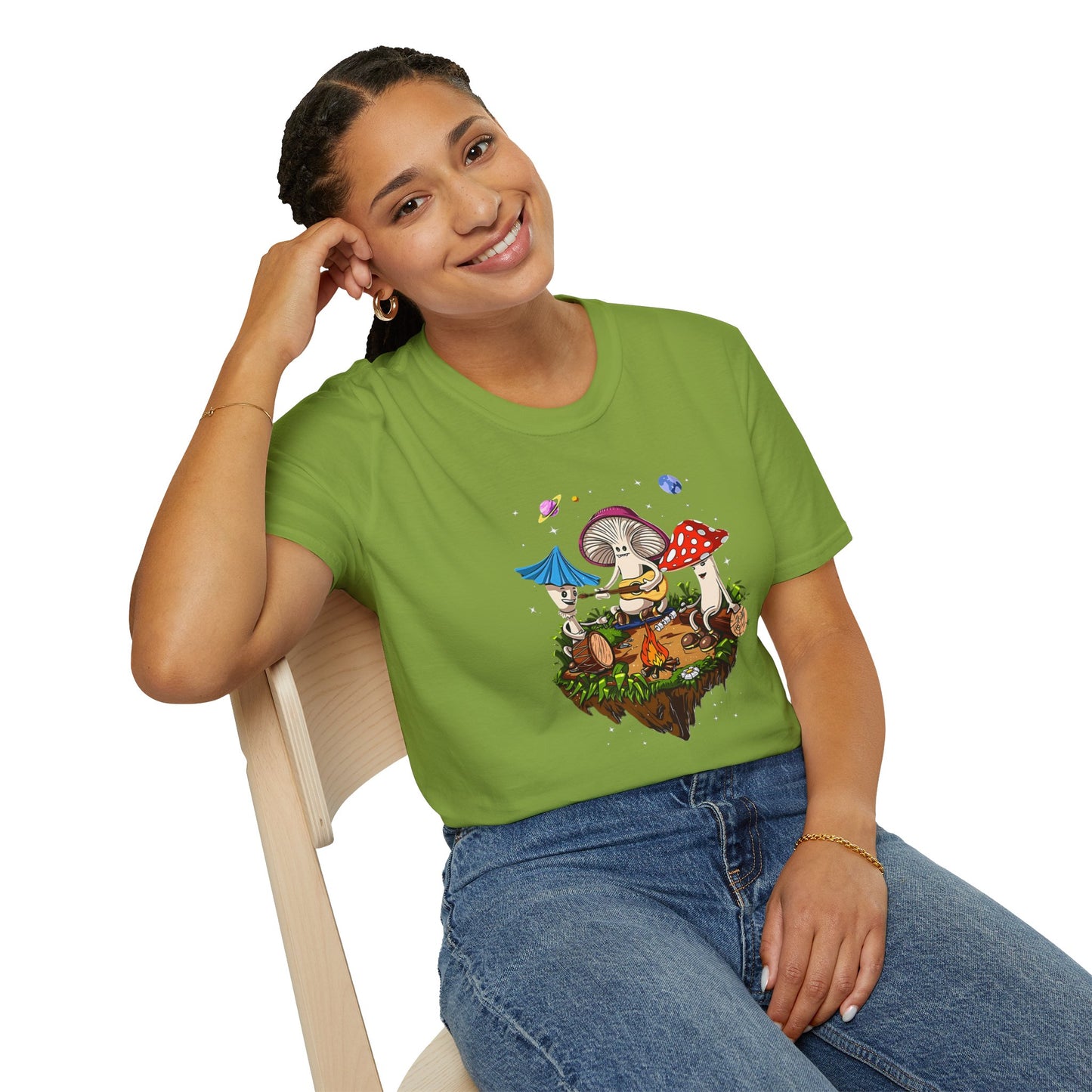 Mashroom Tee Shirt, Mashroom Shirt, Shirt with Funny Mashroom, Shirt with Fungus