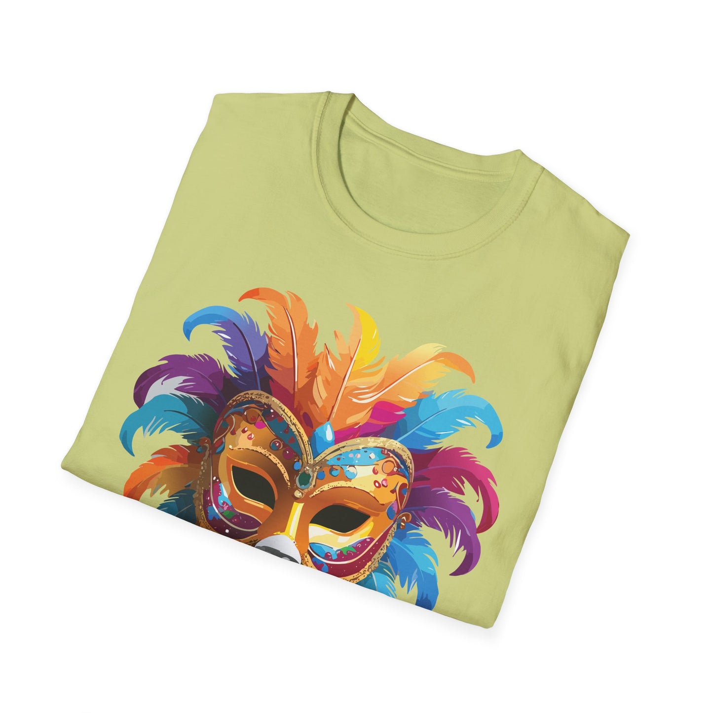 Mask Tee Shirt, Mask Shirt, Shirt with Mask, Masquerade Tees