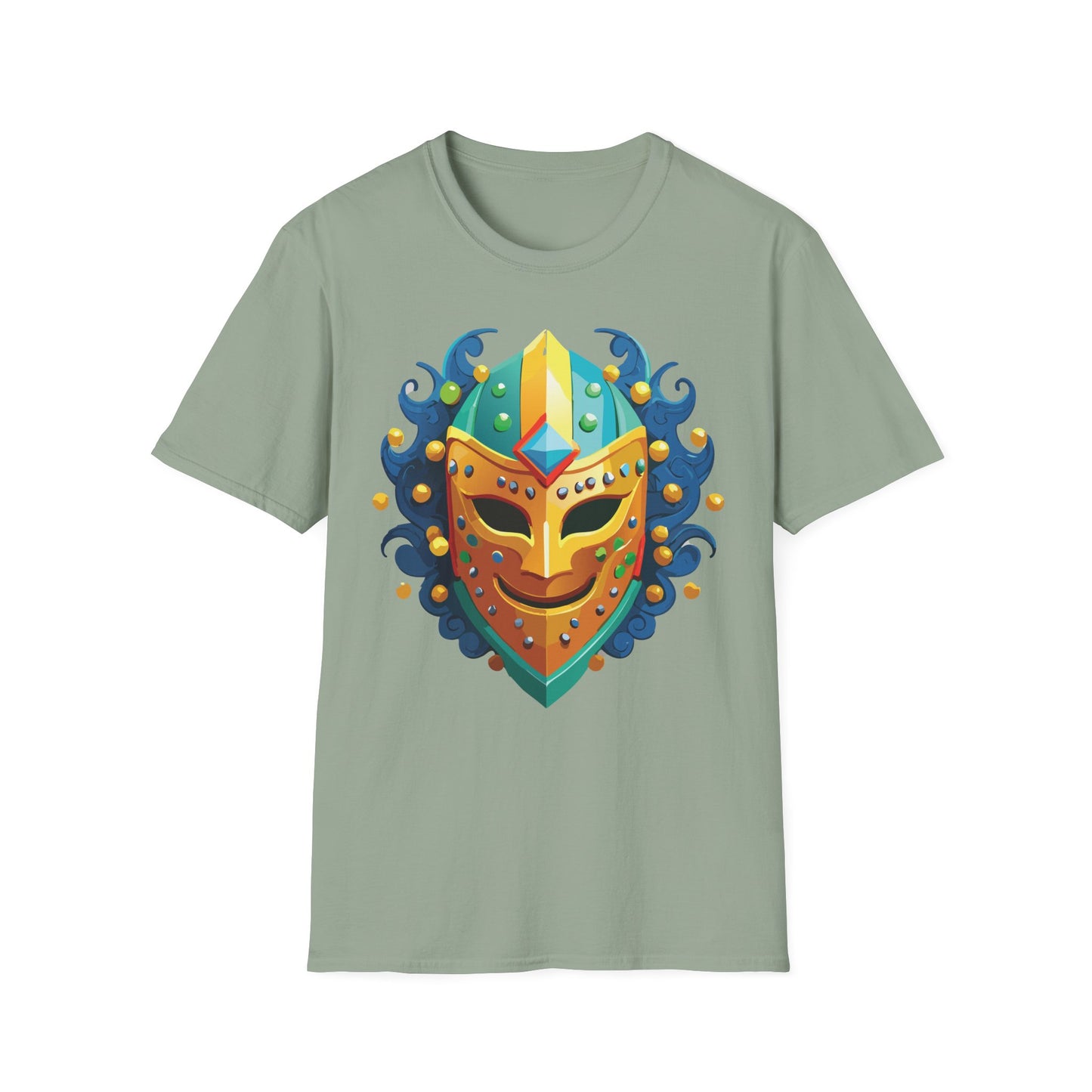 Mask Tee Shirt, Mask Shirt, Shirt with Mask, Masquerade Tees