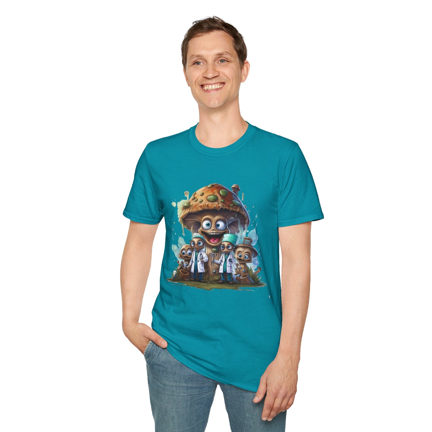 Mashroom Tee Shirt, Mashroom Shirt, Shirt with Funny Mashroom, Shirt with Fungus