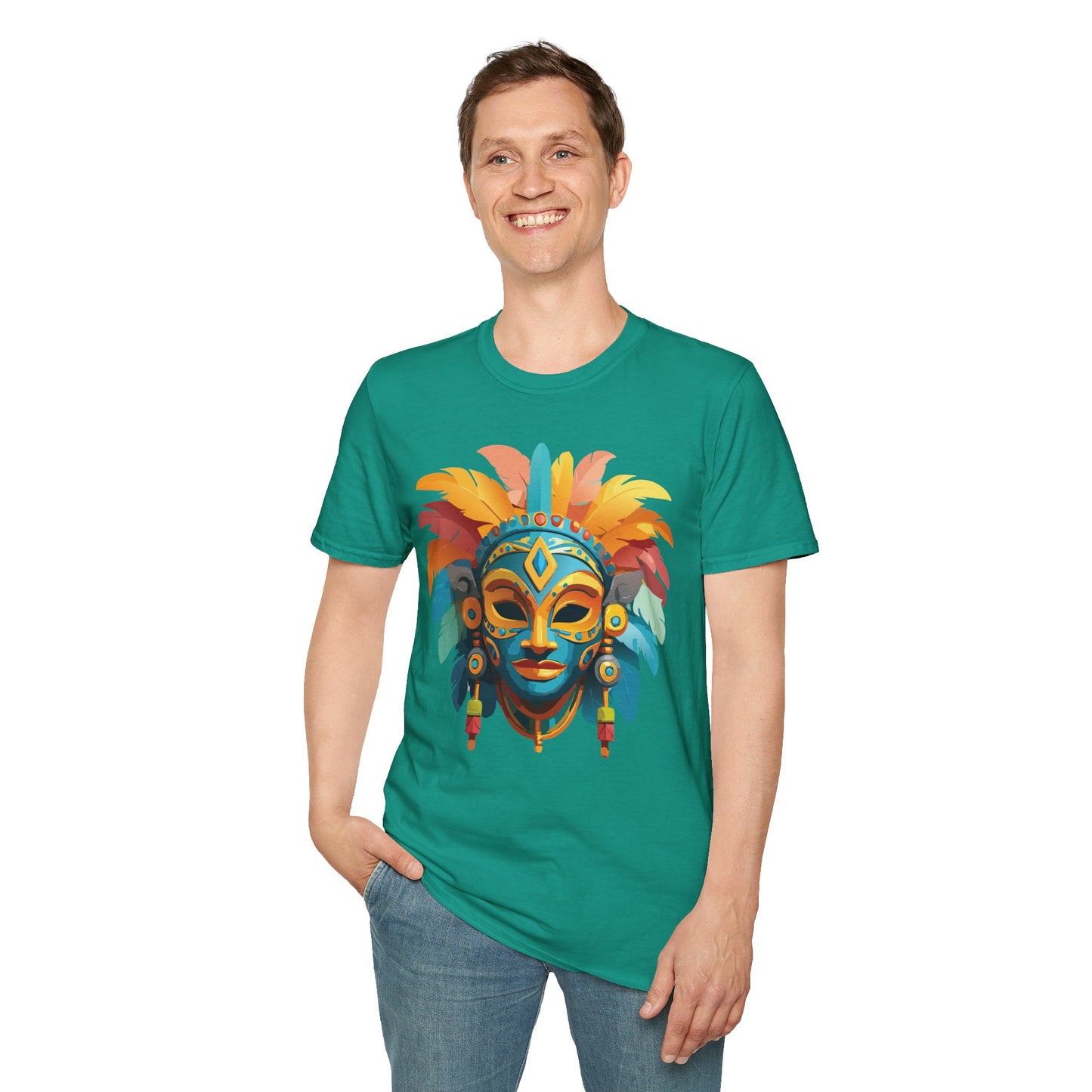 Mask Tee Shirt, Mask Shirt, Shirt with Mask, Masquerade Tees