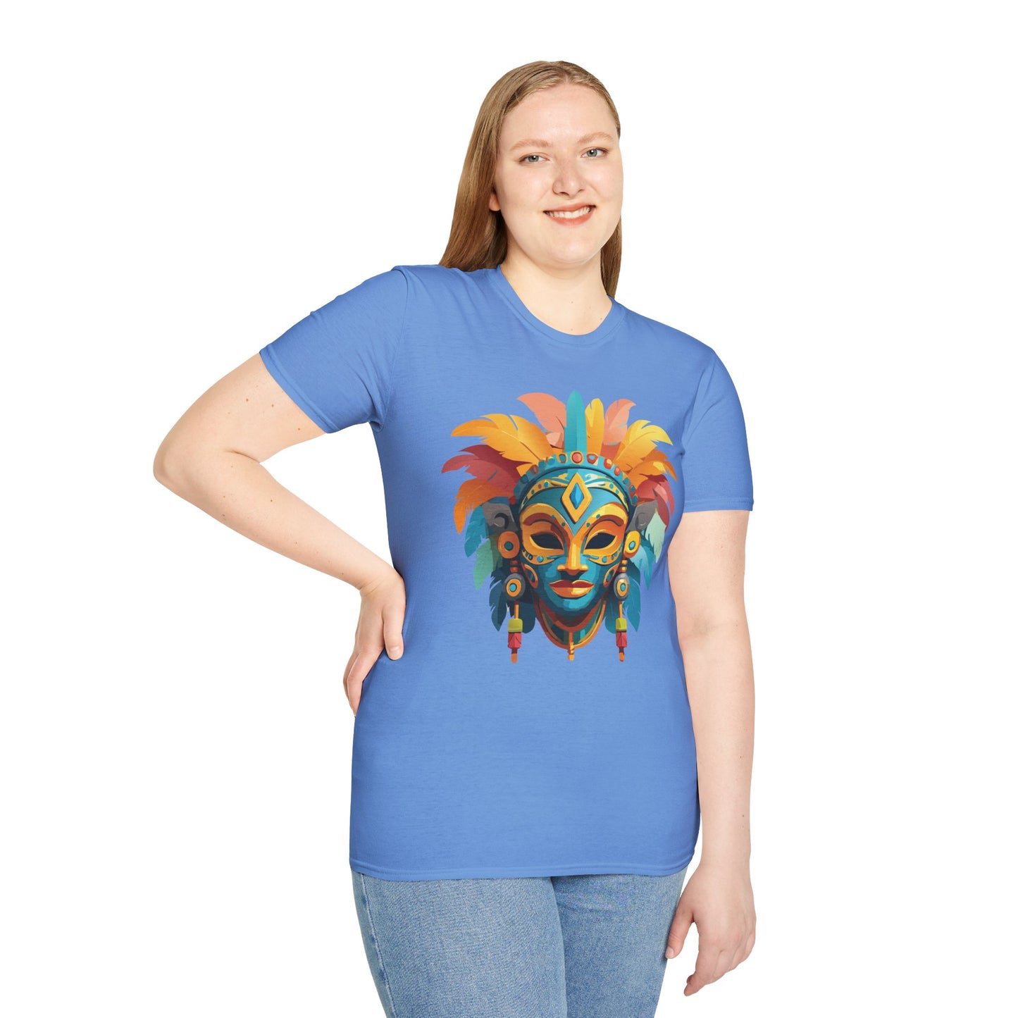 Mask Tee Shirt, Mask Shirt, Shirt with Mask, Masquerade Tees