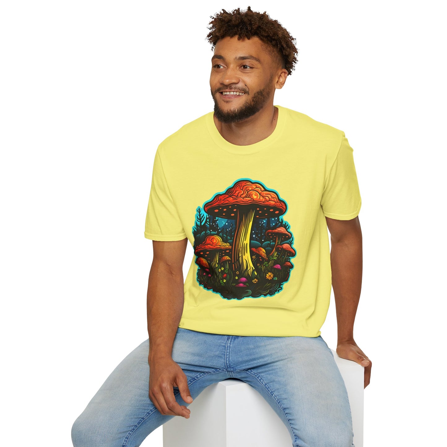 Mashroom Tee Shirt, Mashroom Shirt, Shirt with Funny Mashroom, Shirt with Fungus
