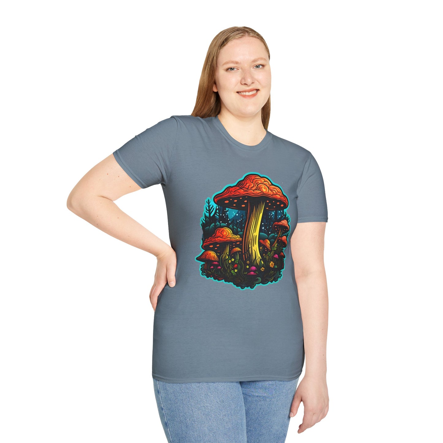 Mashroom Tee Shirt, Mashroom Shirt, Shirt with Funny Mashroom, Shirt with Fungus