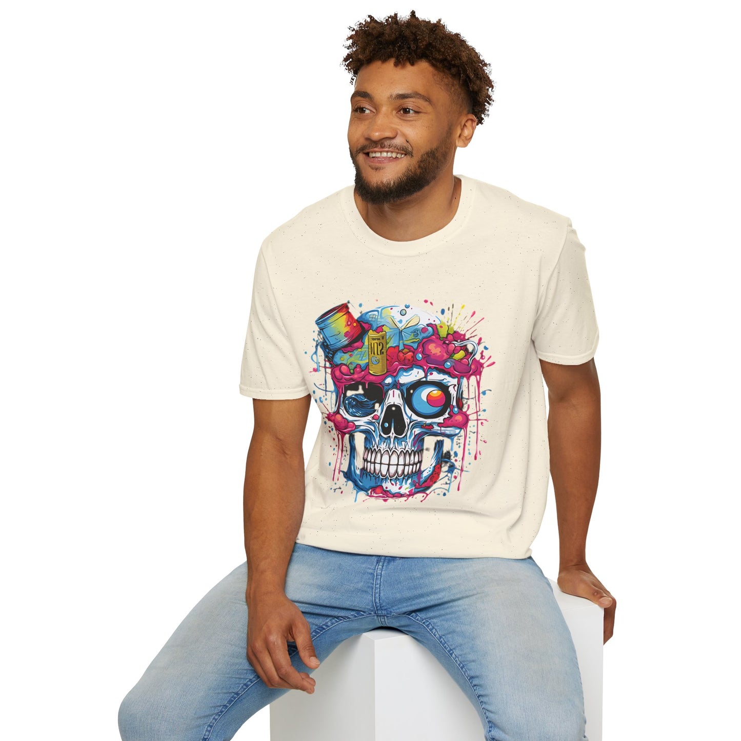 Skull Tee Shirt, Skeleton Shirt, Shirt with Skull, Shirt with Skeleton