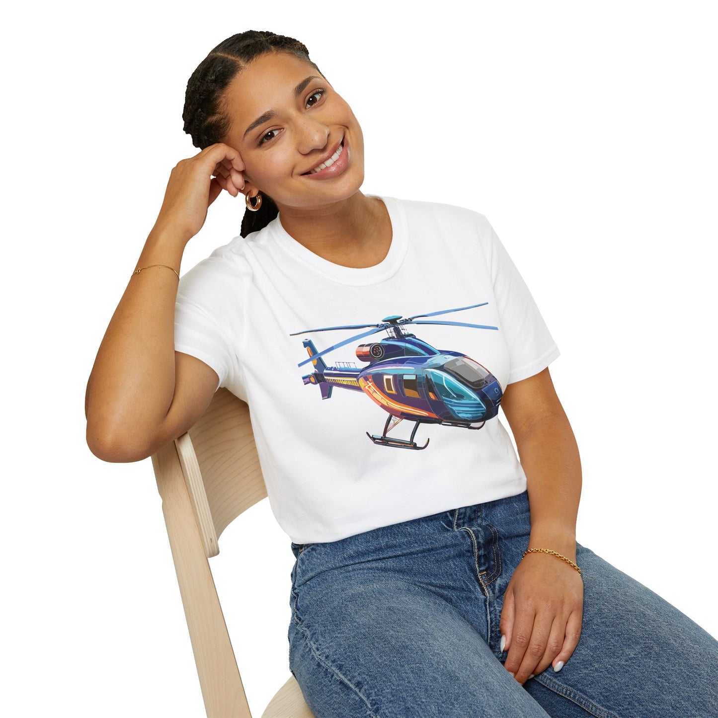Chopper Shirt, Helicopter Shirt, Shirt with Helicopter, T Shirt with Chopper