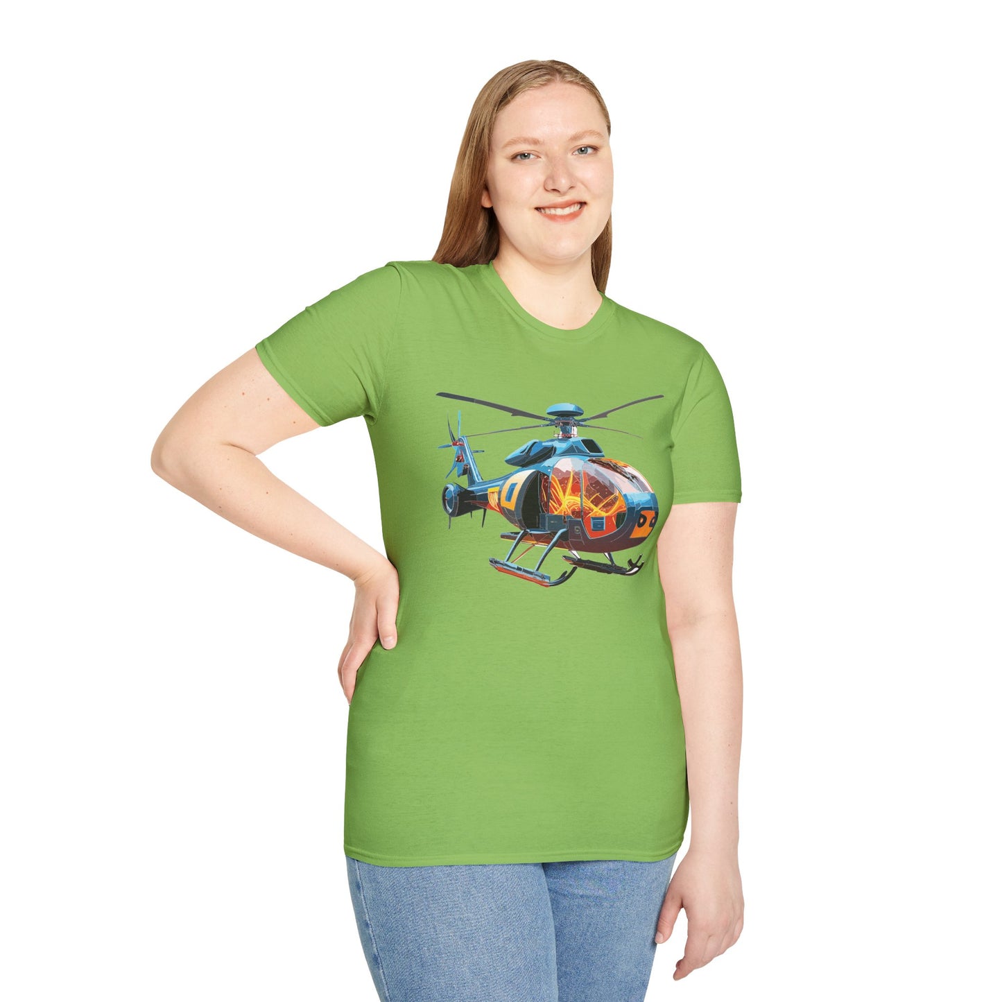 Chopper Shirt, Helicopter Shirt, Shirt with Helicopter, T Shirt with Chopper