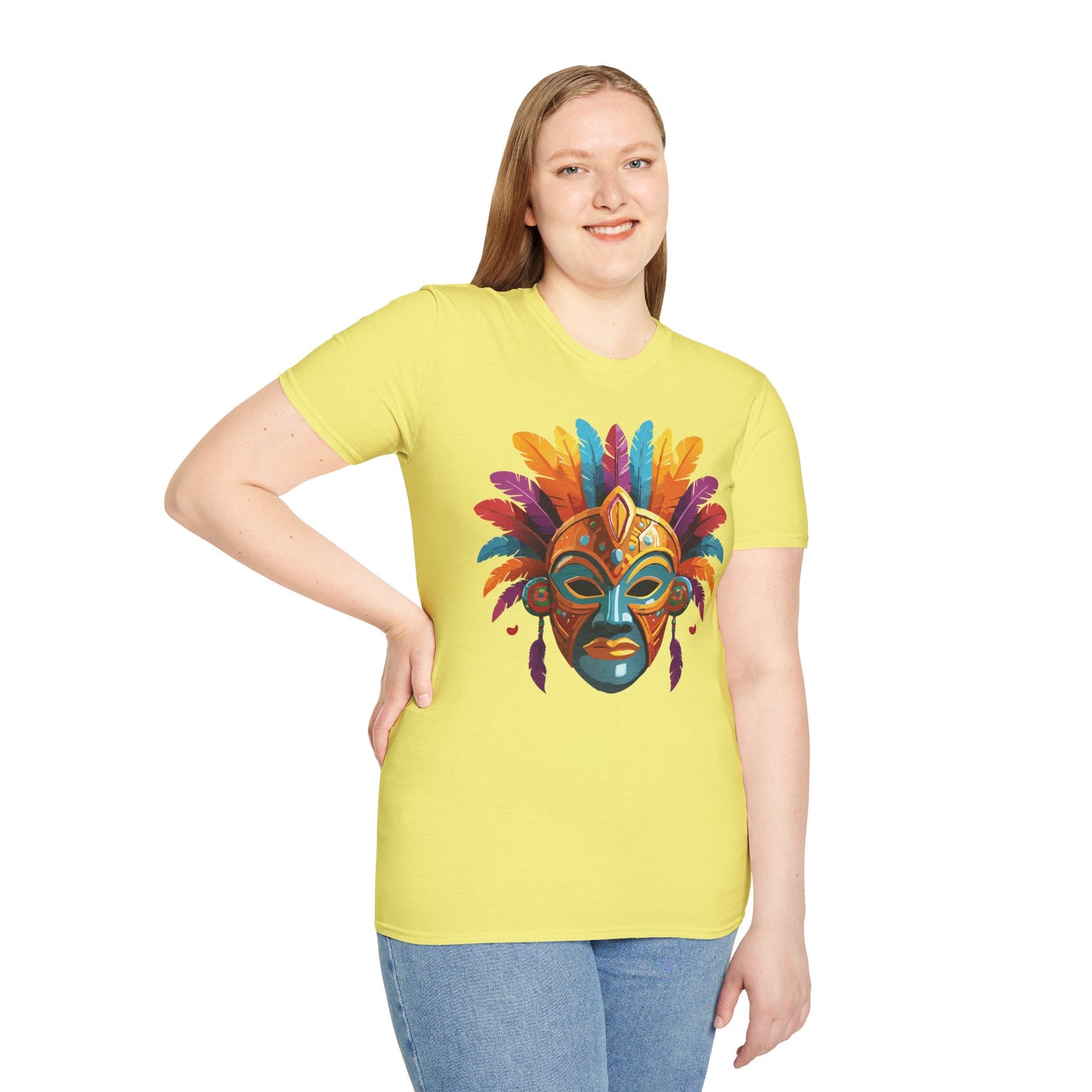 Mask Tee Shirt, Mask Shirt, Shirt with Mask, Masquerade Tees