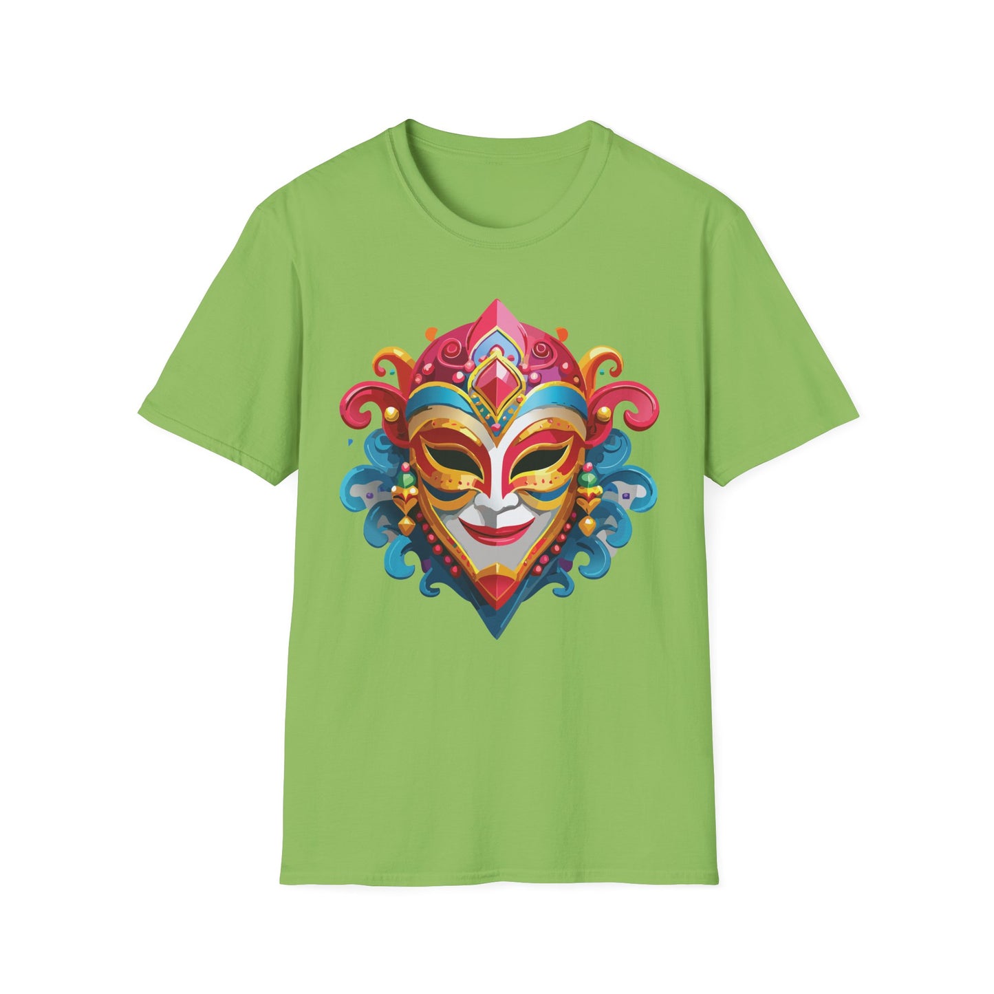 Mask Tee Shirt, Mask Shirt, Shirt with Mask, Masquerade Tees