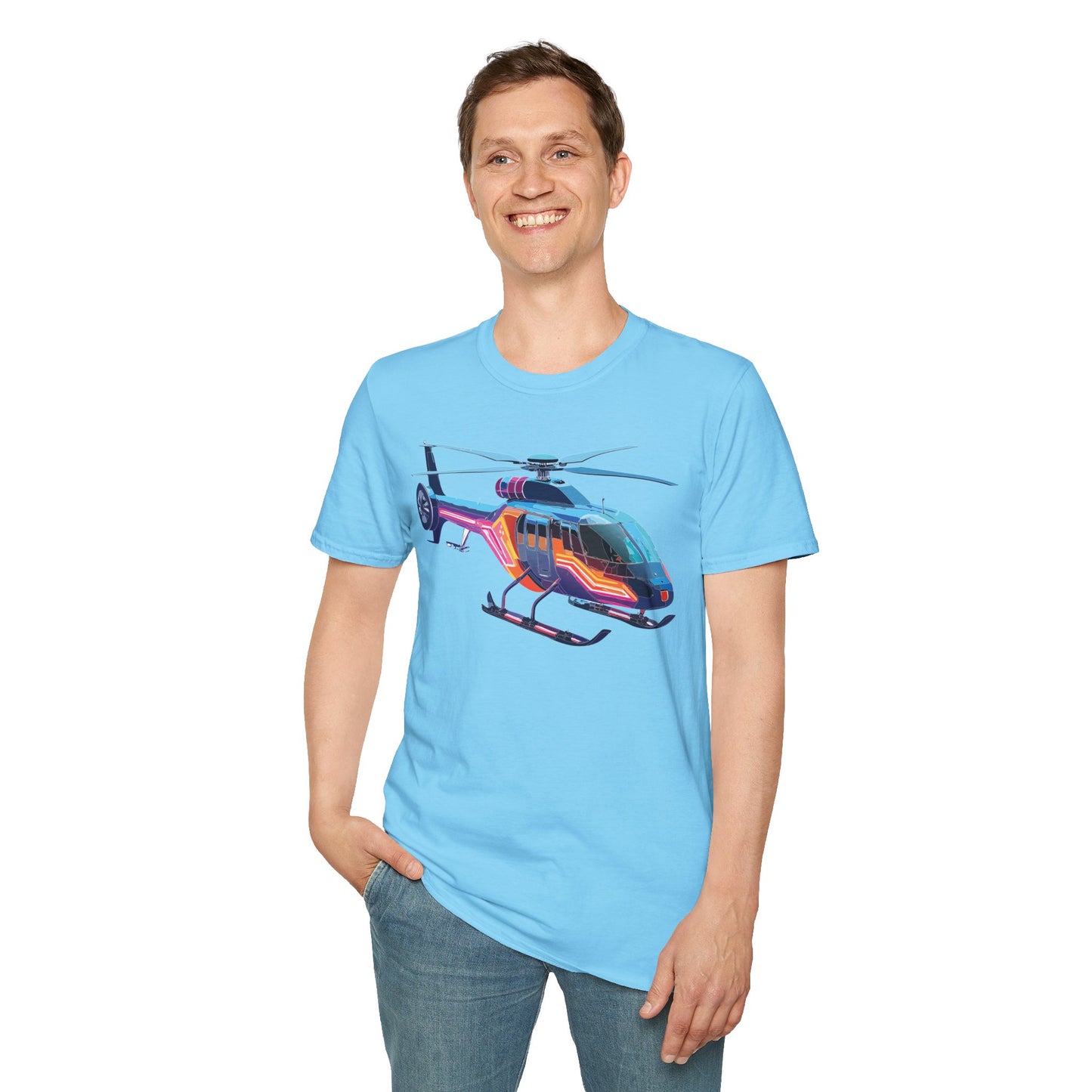 Chopper Shirt, Helicopter Shirt, Shirt with Helicopter, T Shirt with Chopper