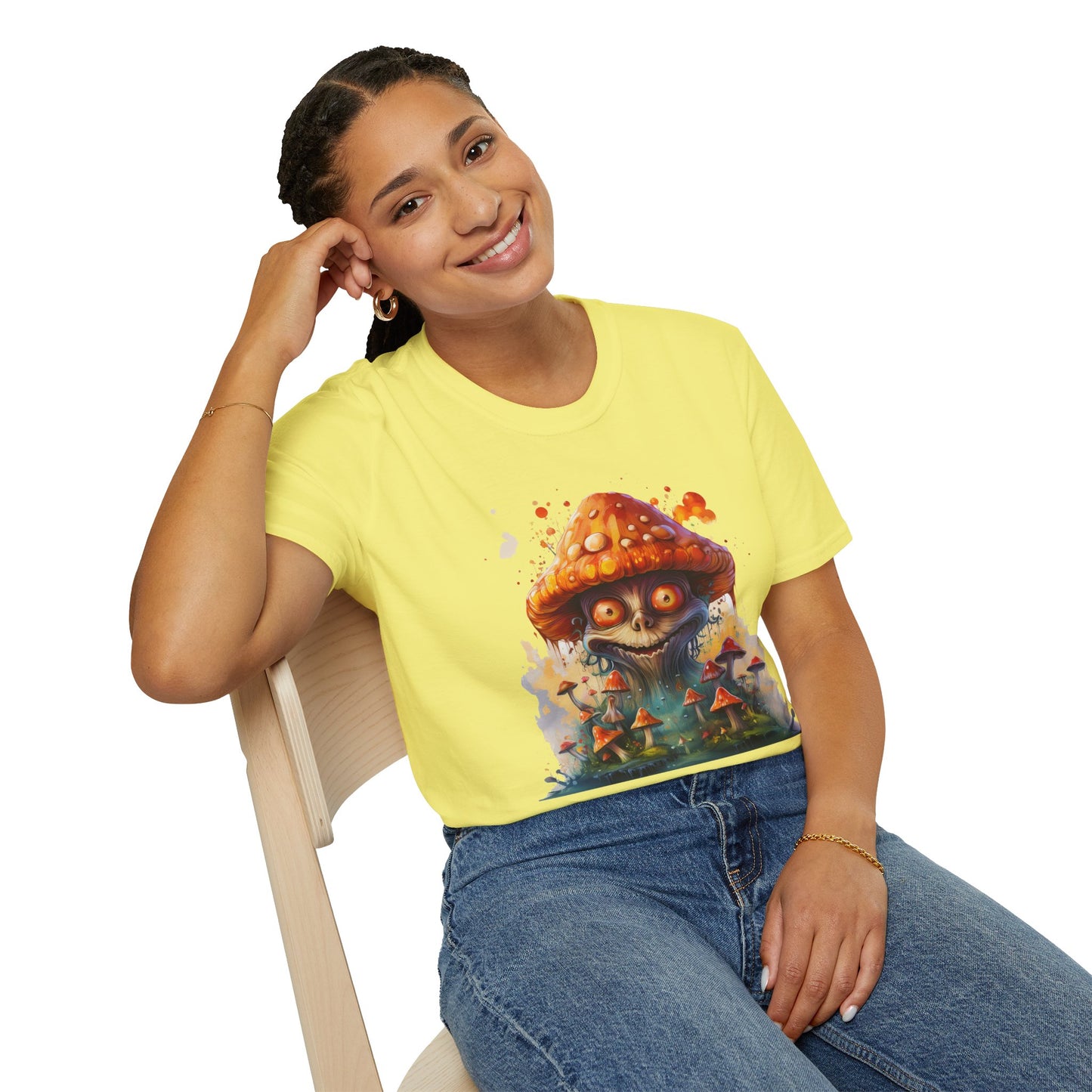 Mashroom Tee Shirt, Mashroom Shirt, Shirt with Funny Mashroom, Shirt with Fungus