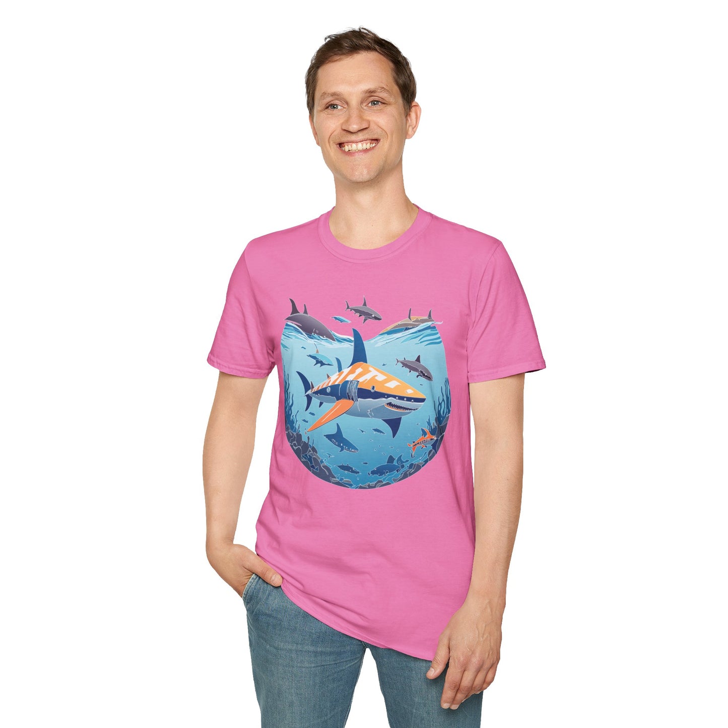 Ocean Tee Shirt, Ocean Shirt, Shirt with Ocean, U boat Tees, Shirt with U-Boat