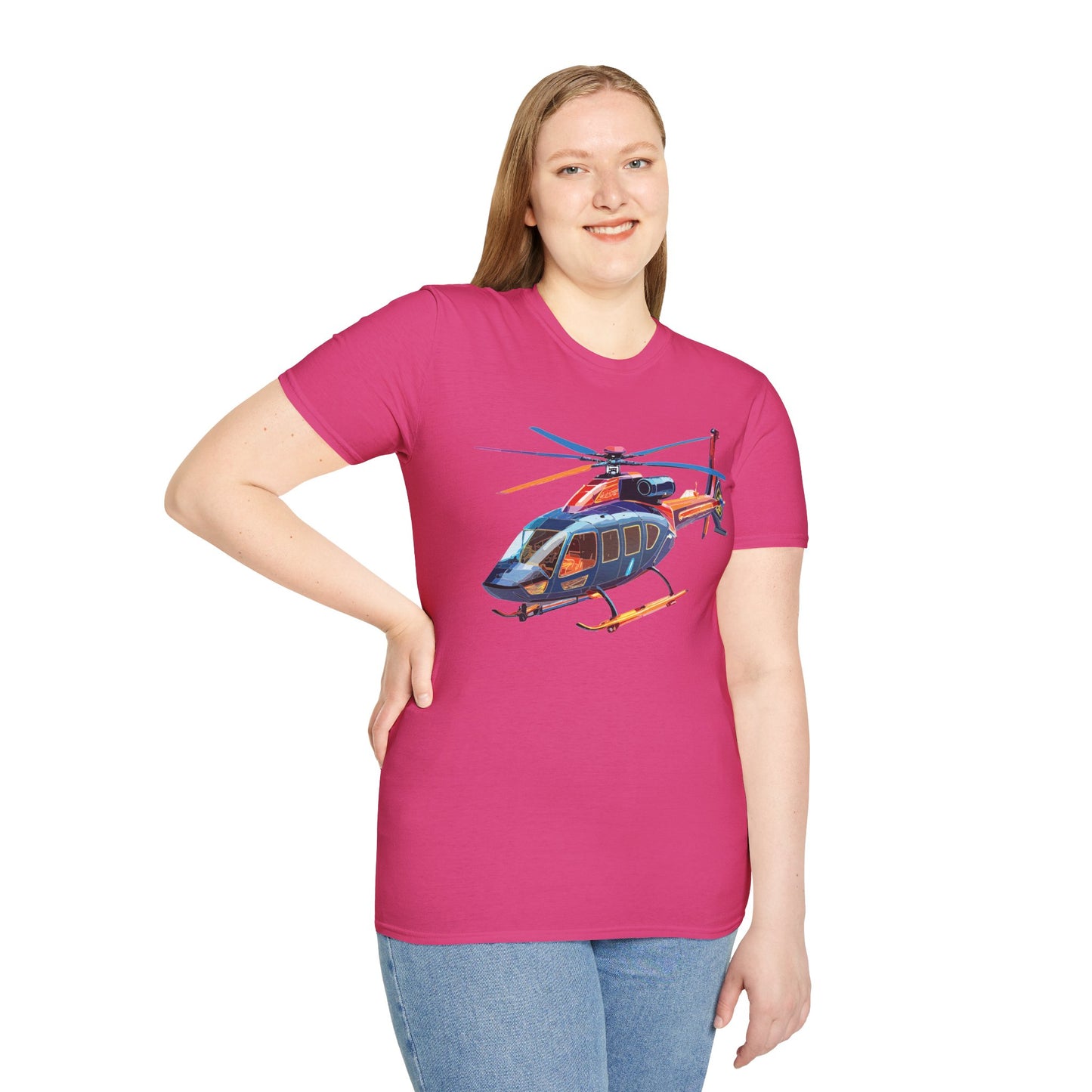 Chopper Shirt, Helicopter Shirt, Shirt with Helicopter, T Shirt with Chopper